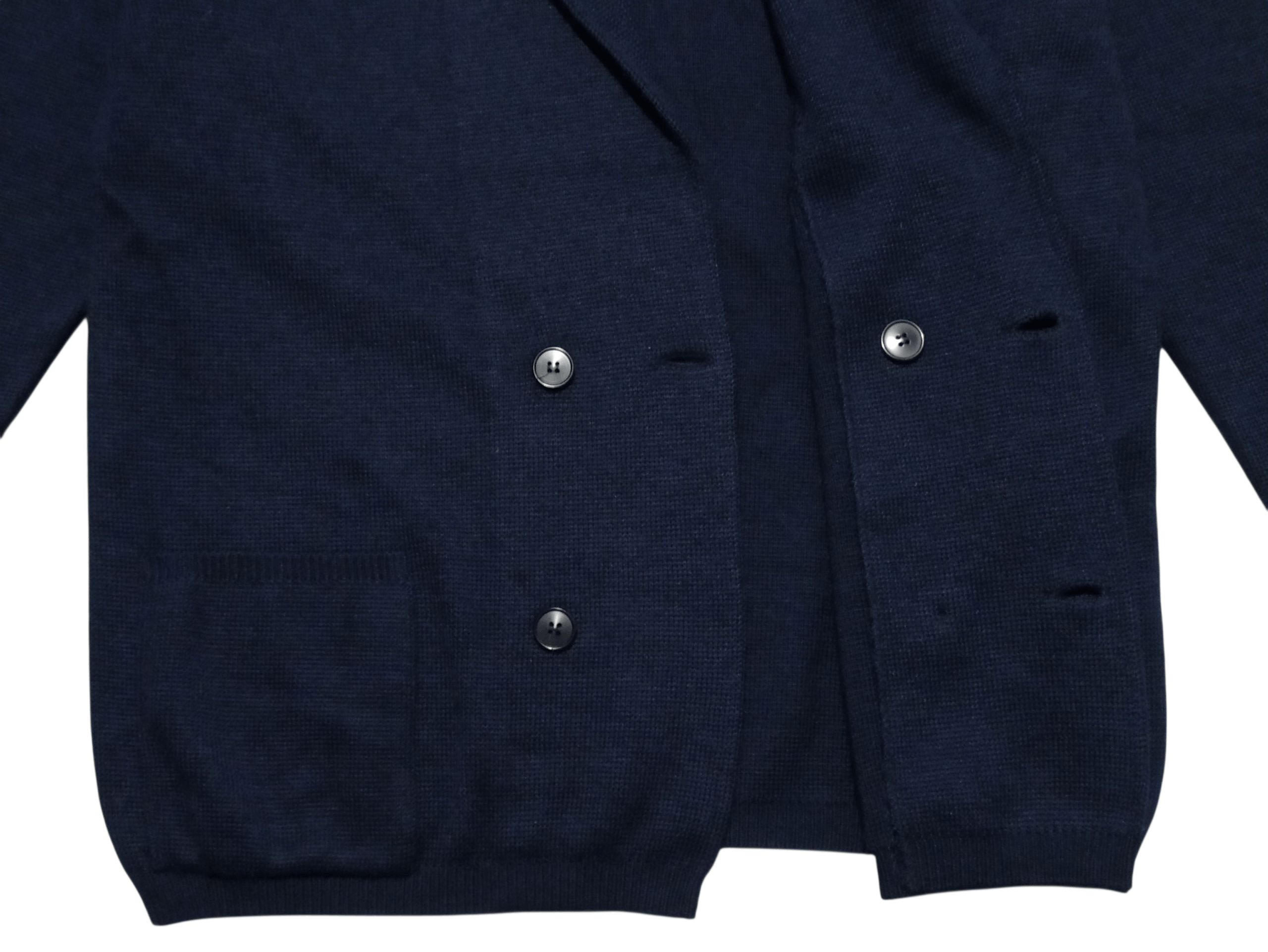 Dalmine Dalmine Italy Wool Blend Cardigan Blazer Double Size 54R - 6 Thumbnail