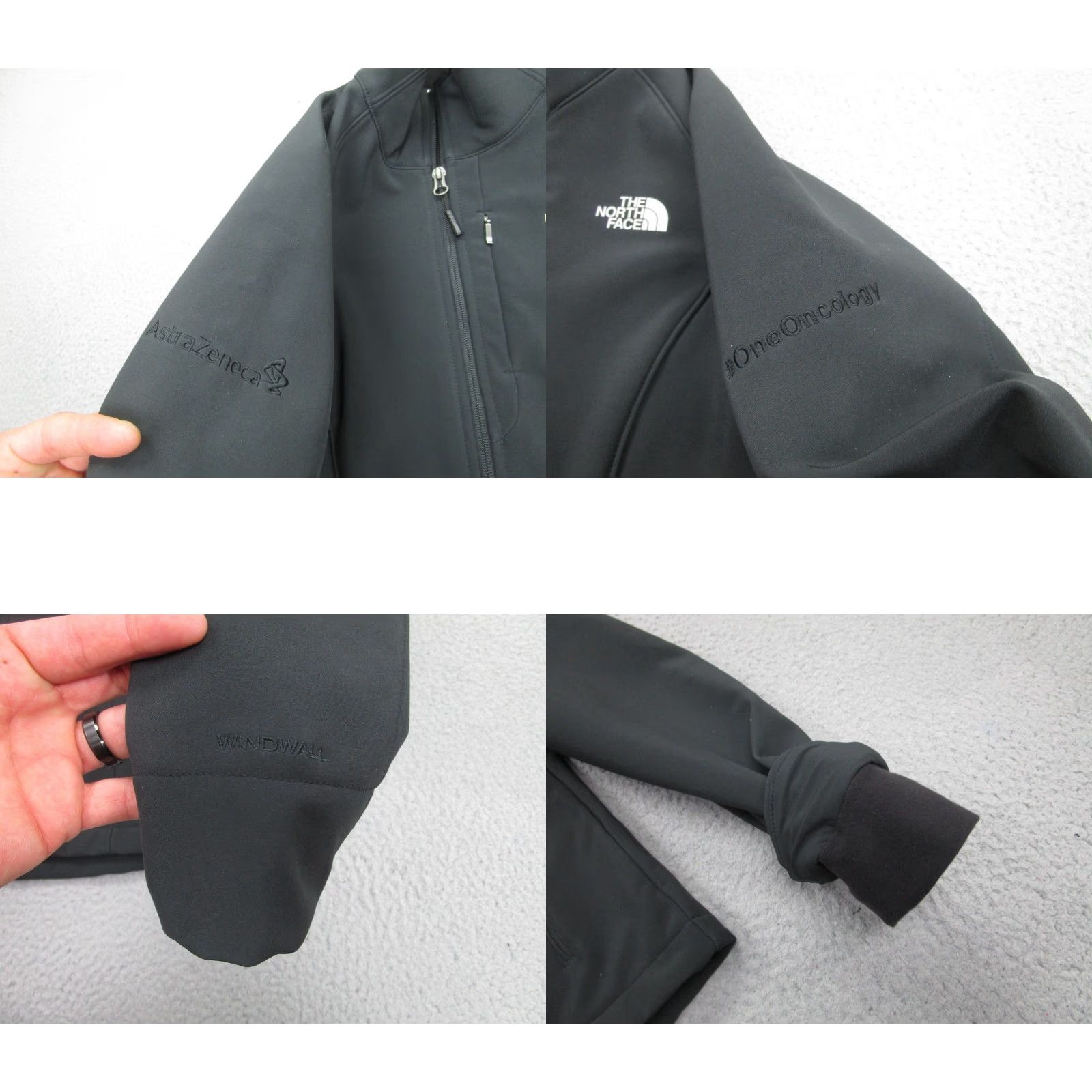 The North Face VINTAGE The North Face Windwall Jacket Womens Medium Black Softshell Windwall Outdoor Camp Hike Size M / US 6-8 / IT 42-44 - 8 Thumbnail