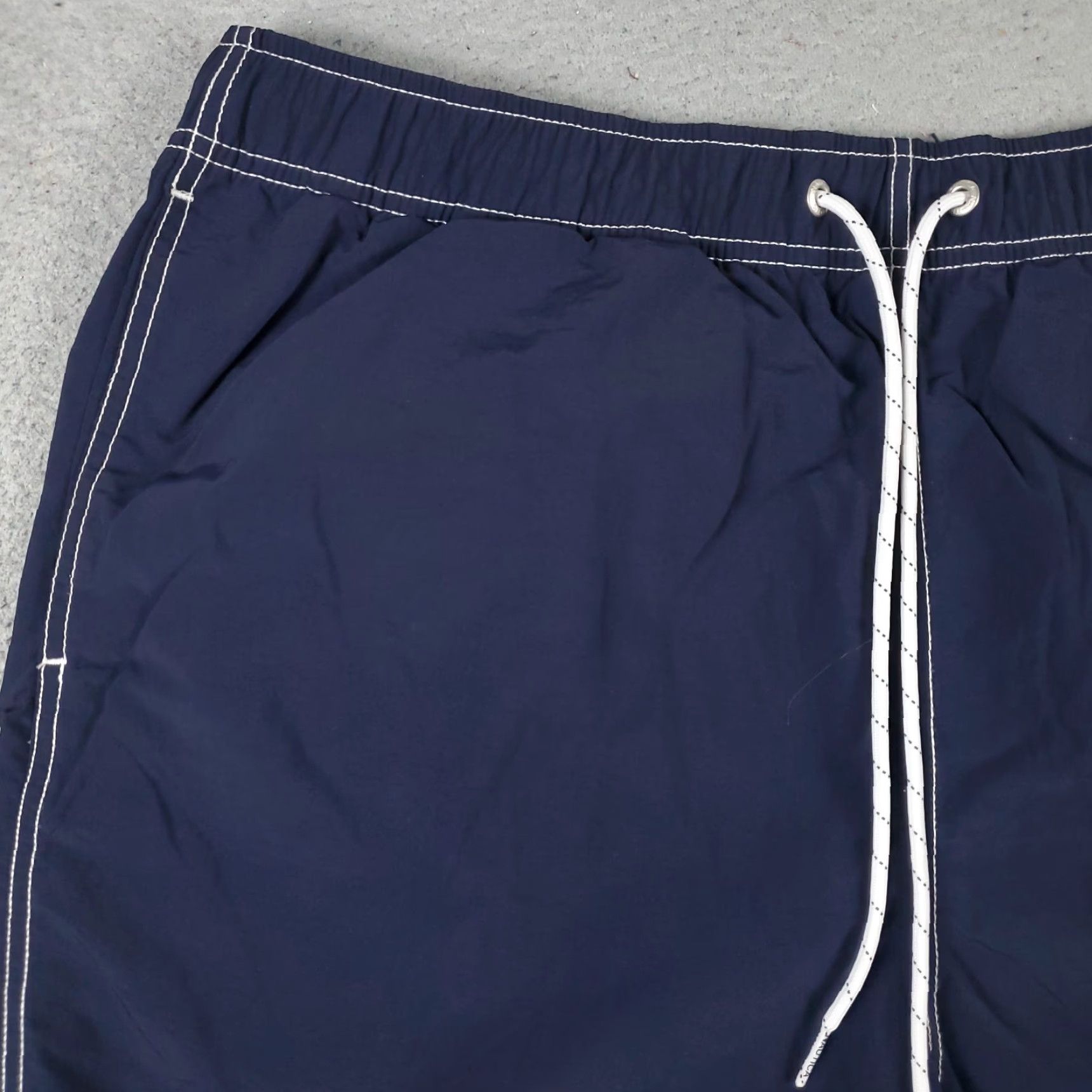 Nautica Nautica Shorts Mens Large Blue Tropical Beach Surf Trunks Swim Board Trunks Size US 33 - 2 Thumbnail