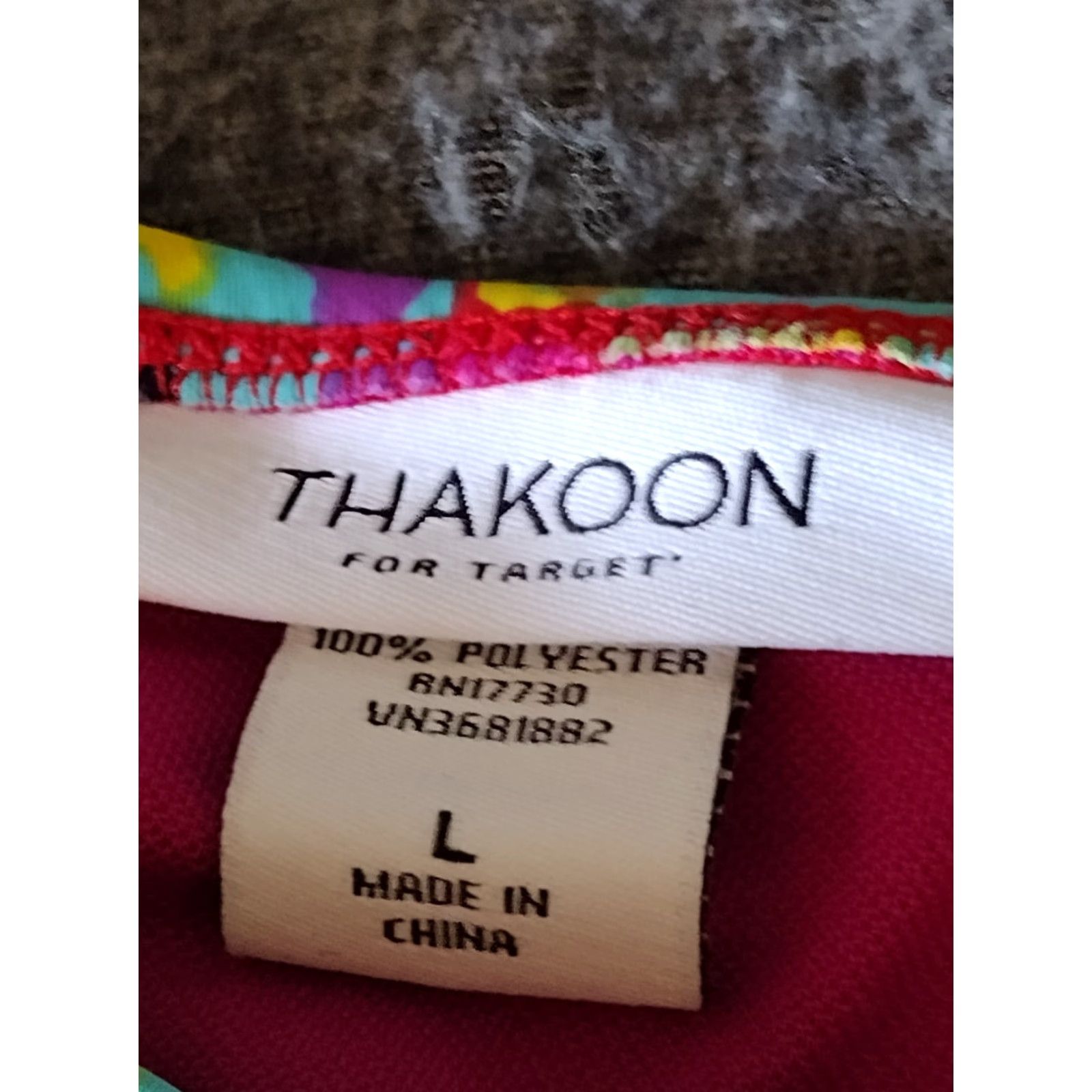 THAKOON Thakoon Women Bikini Bottoms Floral Watercolor Pink String Swimsuit L Blackout? Size 36" / US 14 / IT 50 - 7 Thumbnail