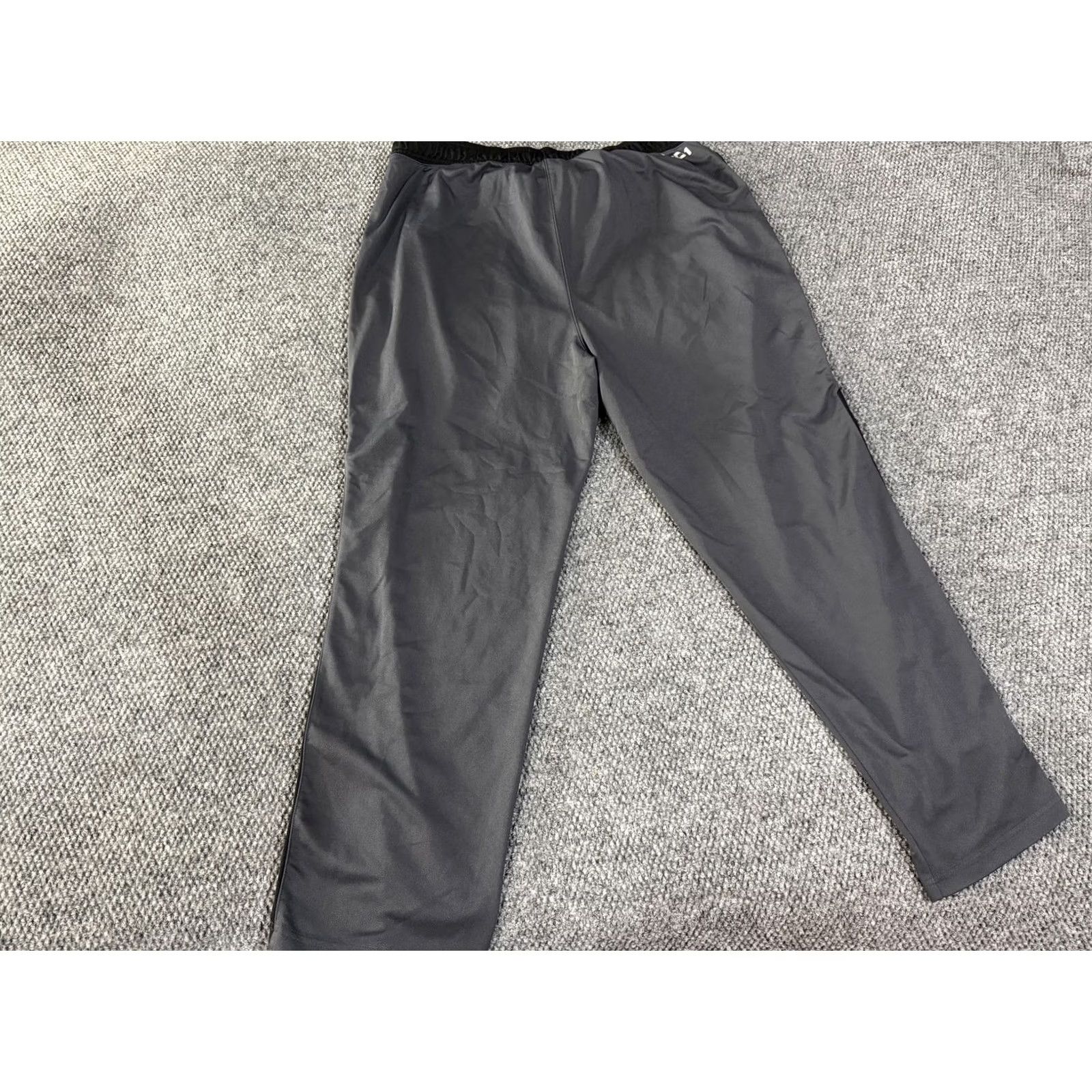 Vintage AND1 Track Pants Mens 2XL Gray Snap Tearaway Side Stripe Basketball Athletic Size US 39 - 7 Thumbnail