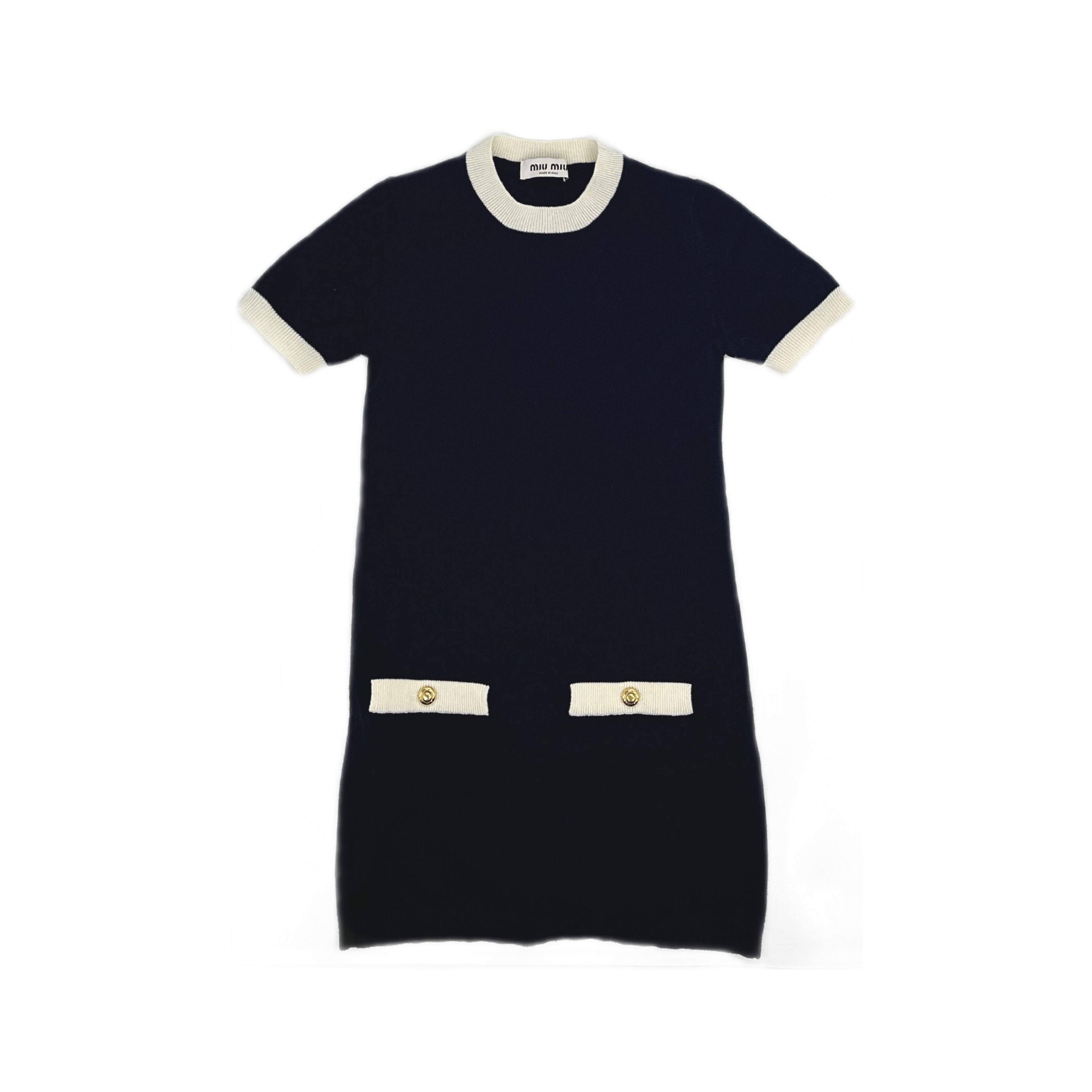 Miu Miu Miu Miu Cashmere Knit Mini Dress Size 36 Size XS / US 0-2 / IT 36-38 - 1 Thumbnail