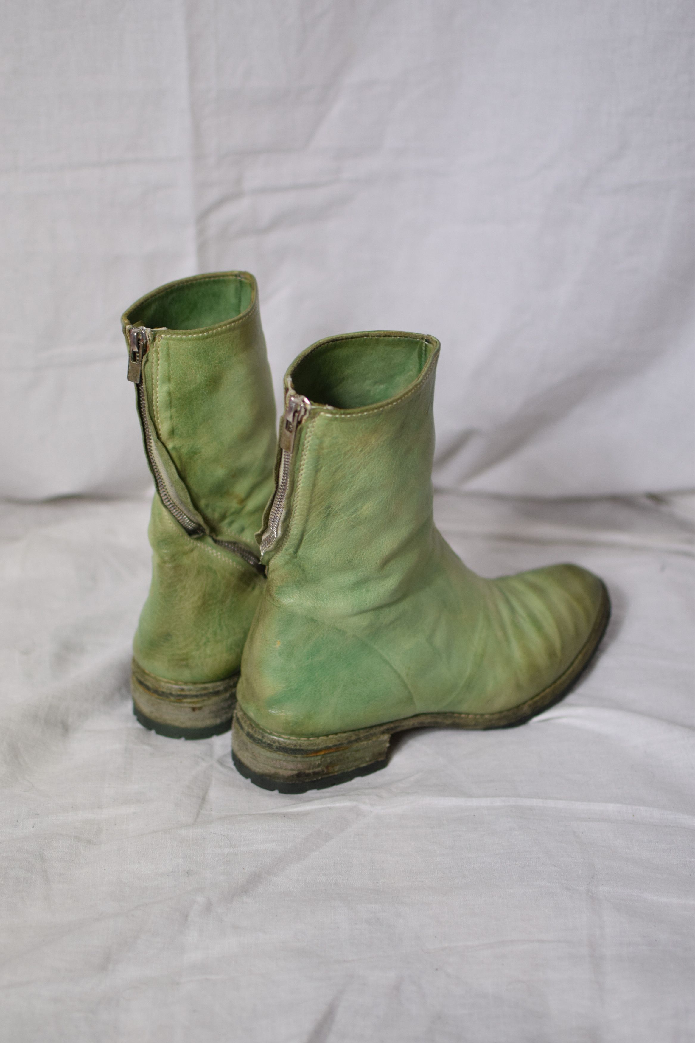 Carol Christian Poell CCP Col. 06 Green Tornado Boots Size US 9 / EU 42 - 9 Thumbnail