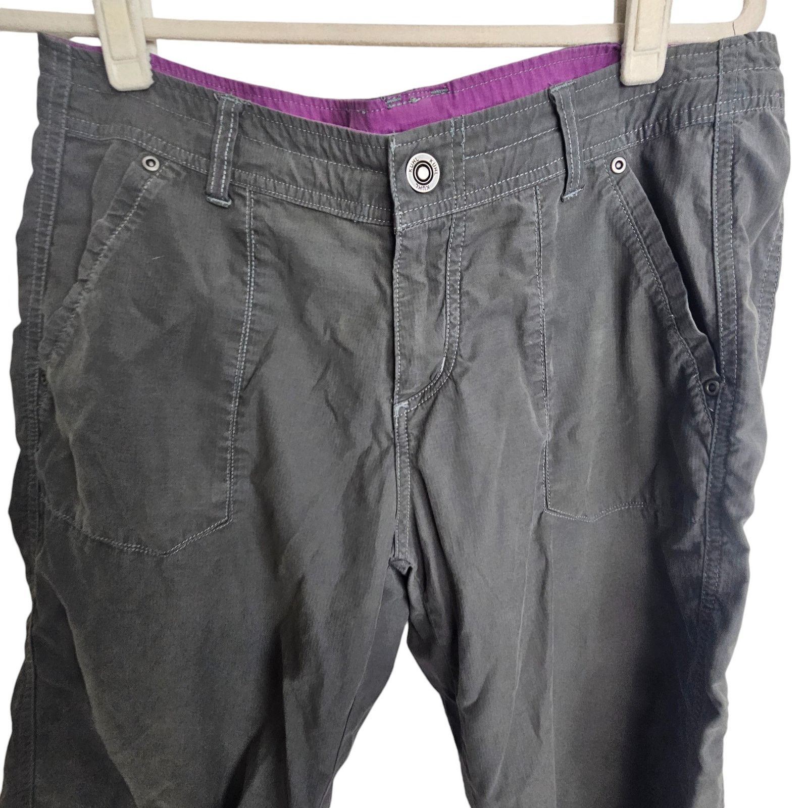Kuhl Kuhl Womens Capri Hiking Pants Size 10 Gorpcore Granola Girl Size 32" / US 10 / IT 46 - 2 Thumbnail