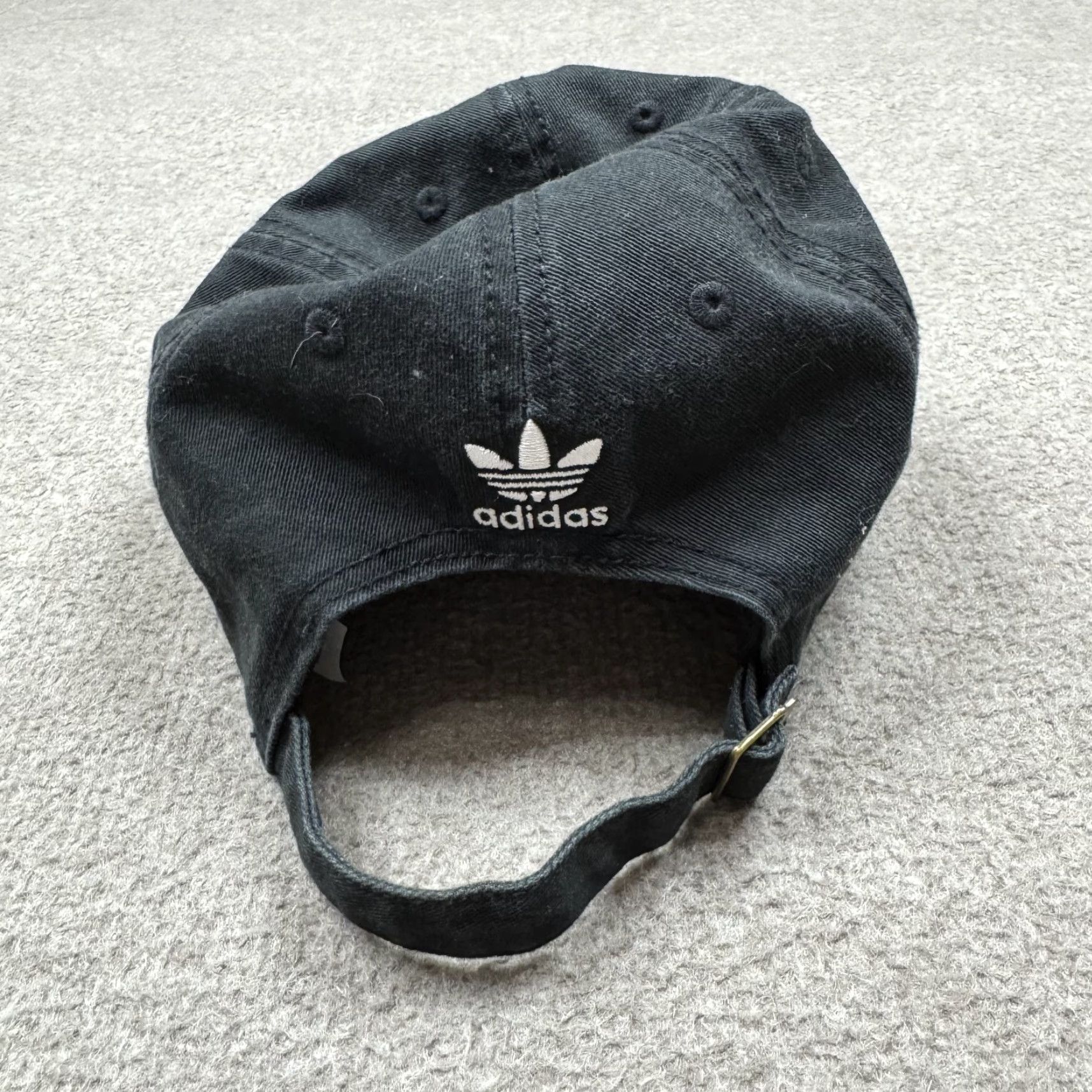 Adidas Adidas Baseball Cap Hat One Size Black Embroidered Trefoil Logo Sports Adjustable Men’s Affiliate Casual Cap United States Mens Size ONE SIZE - 3 Thumbnail