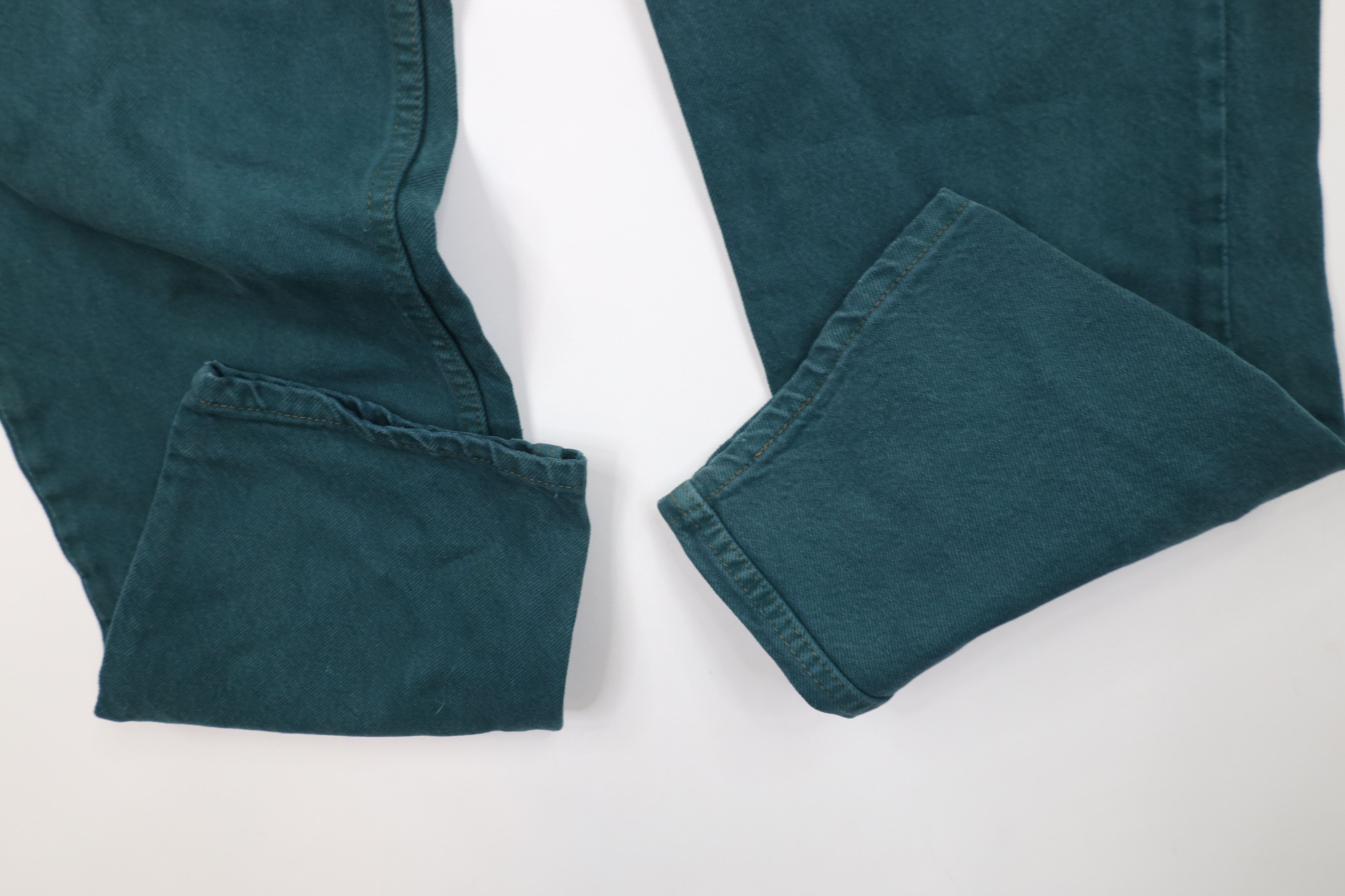 Levi's Vintage 90s Levis 550 Fit Denim Jeans Green Cotton USA Size US 36 / EU 52 - 5 Thumbnail