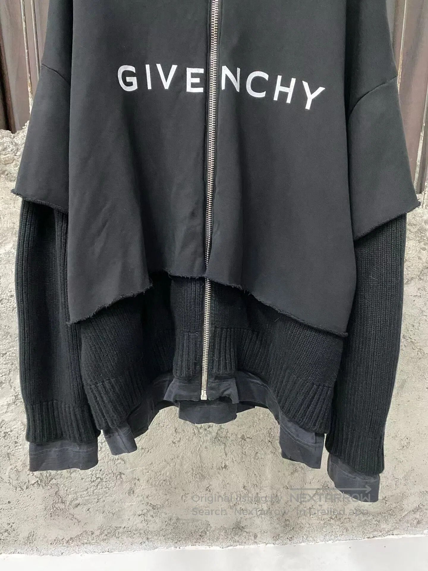 Givenchy givenchy black zip hoodie with layers. Size US L / EU 52-54 / 3 - 4 Thumbnail