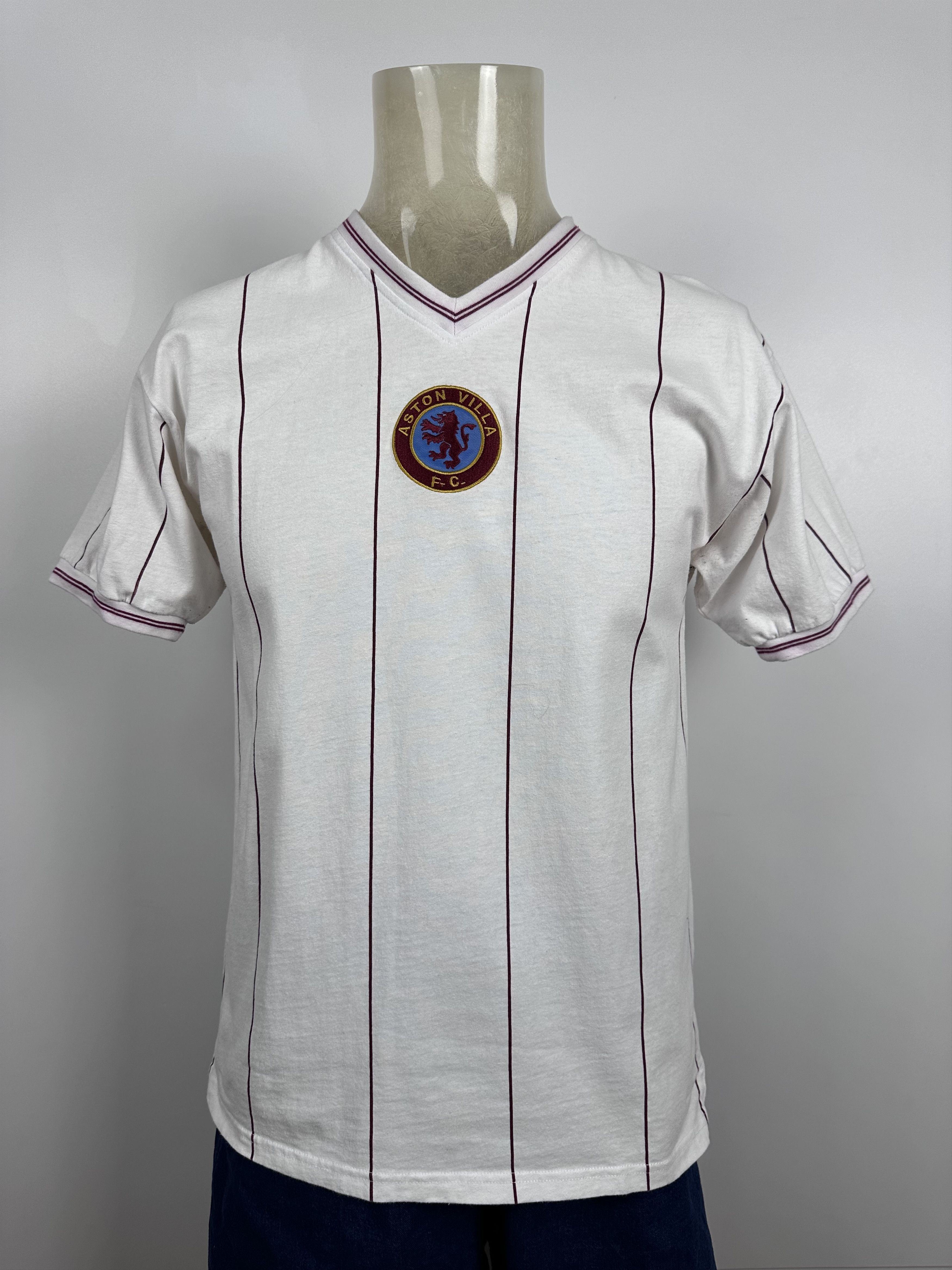 Vintage ASTON VILLA 1982 FOOTBALL SHIRT SOCCER JERSEY SCORE DRAW Size US M / EU 48-50 / 2 - 1 Thumbnail