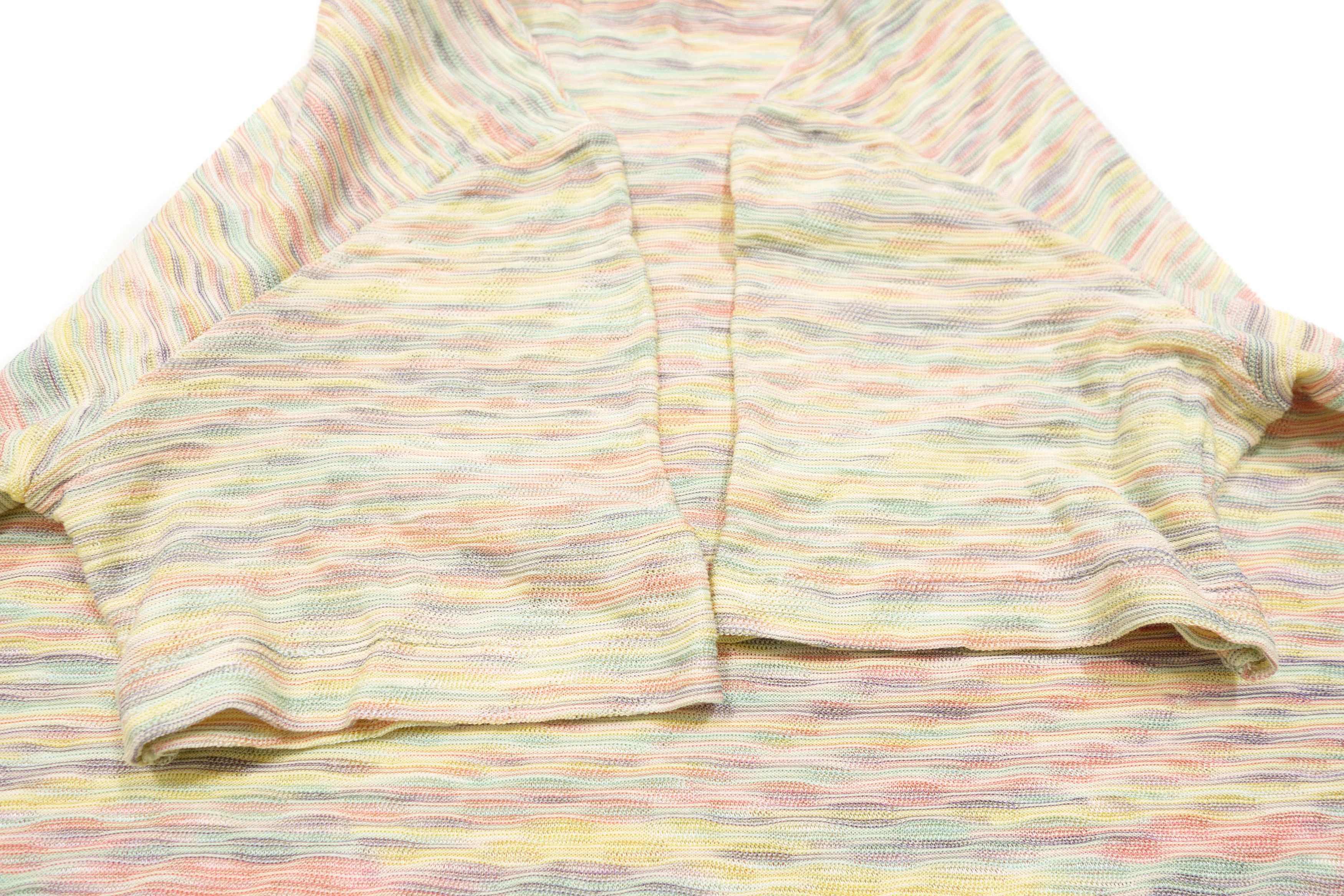 Missoni 90s Missoni Sport Space-Dye Melange Knit Top Y2K Size M / US 6-8 / IT 42-44 - 7 Thumbnail