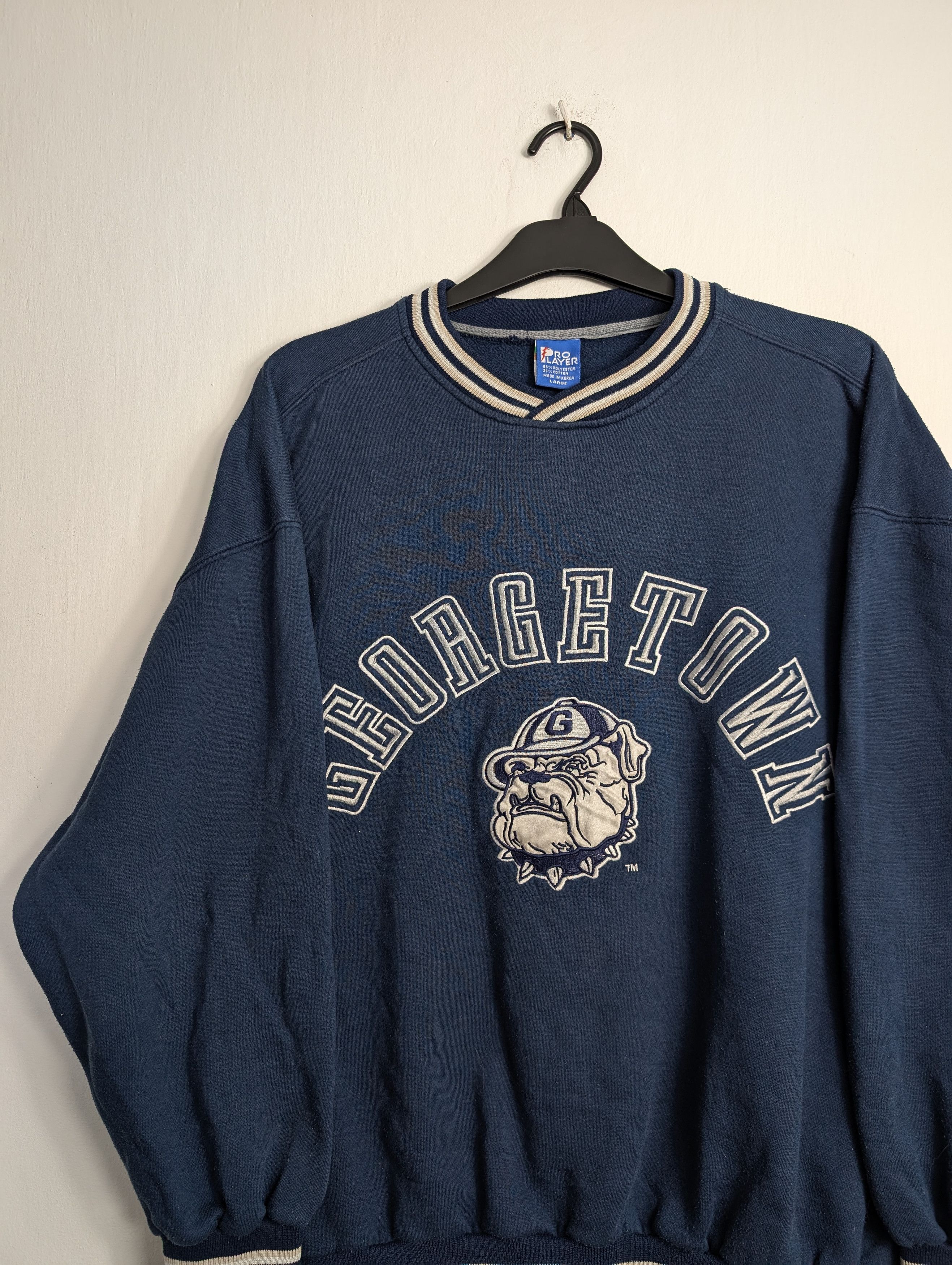 Pro Player Vintage Georgetown Hoyas Pro Player Sweatshirt NCAA Size US L / EU 52-54 / 3 - 2 Thumbnail