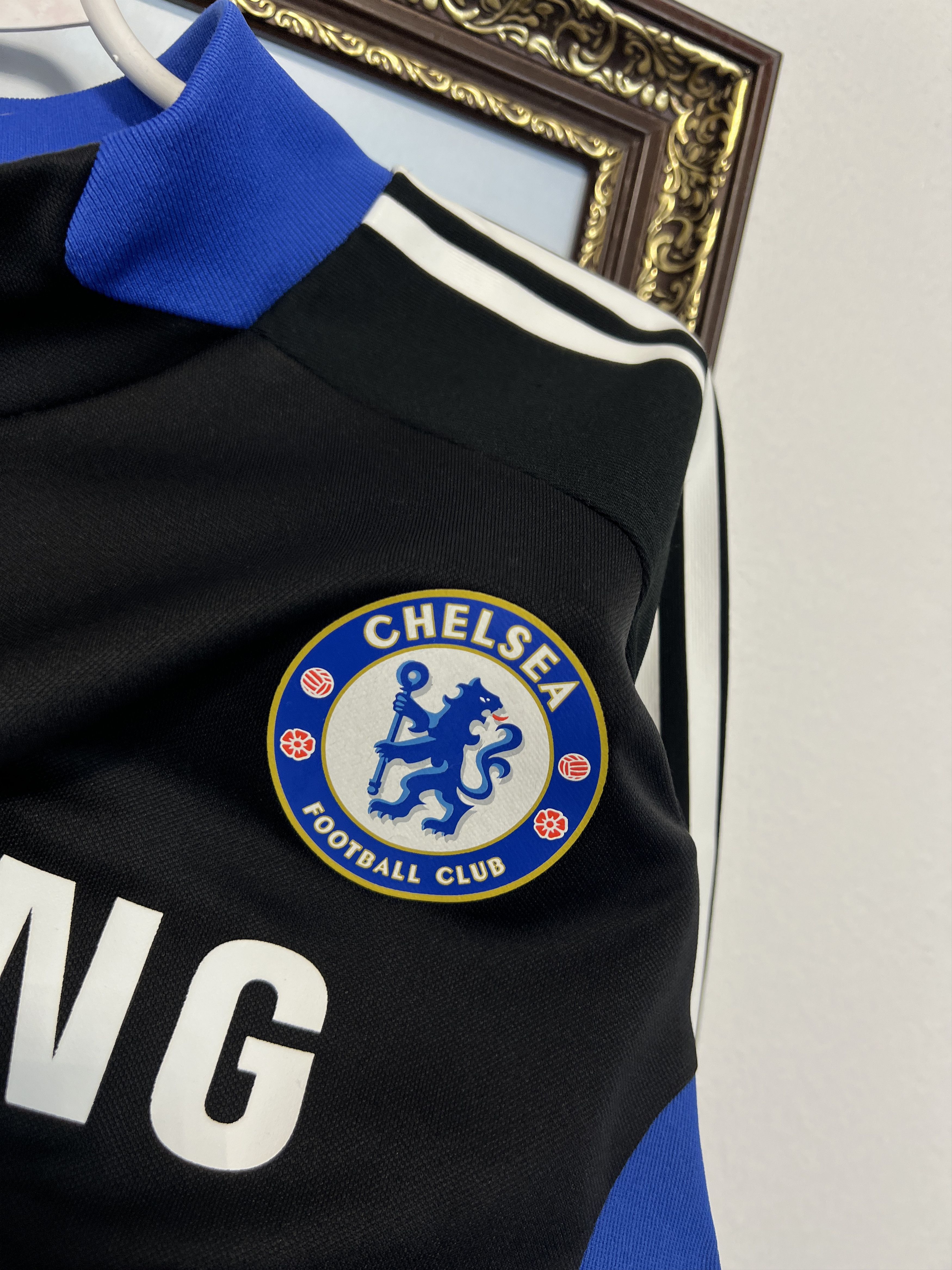 Adidas Chelsea Football Jacket Train Sweatshirt Player Issue Size US L / EU 52-54 / 3 - 4 Thumbnail