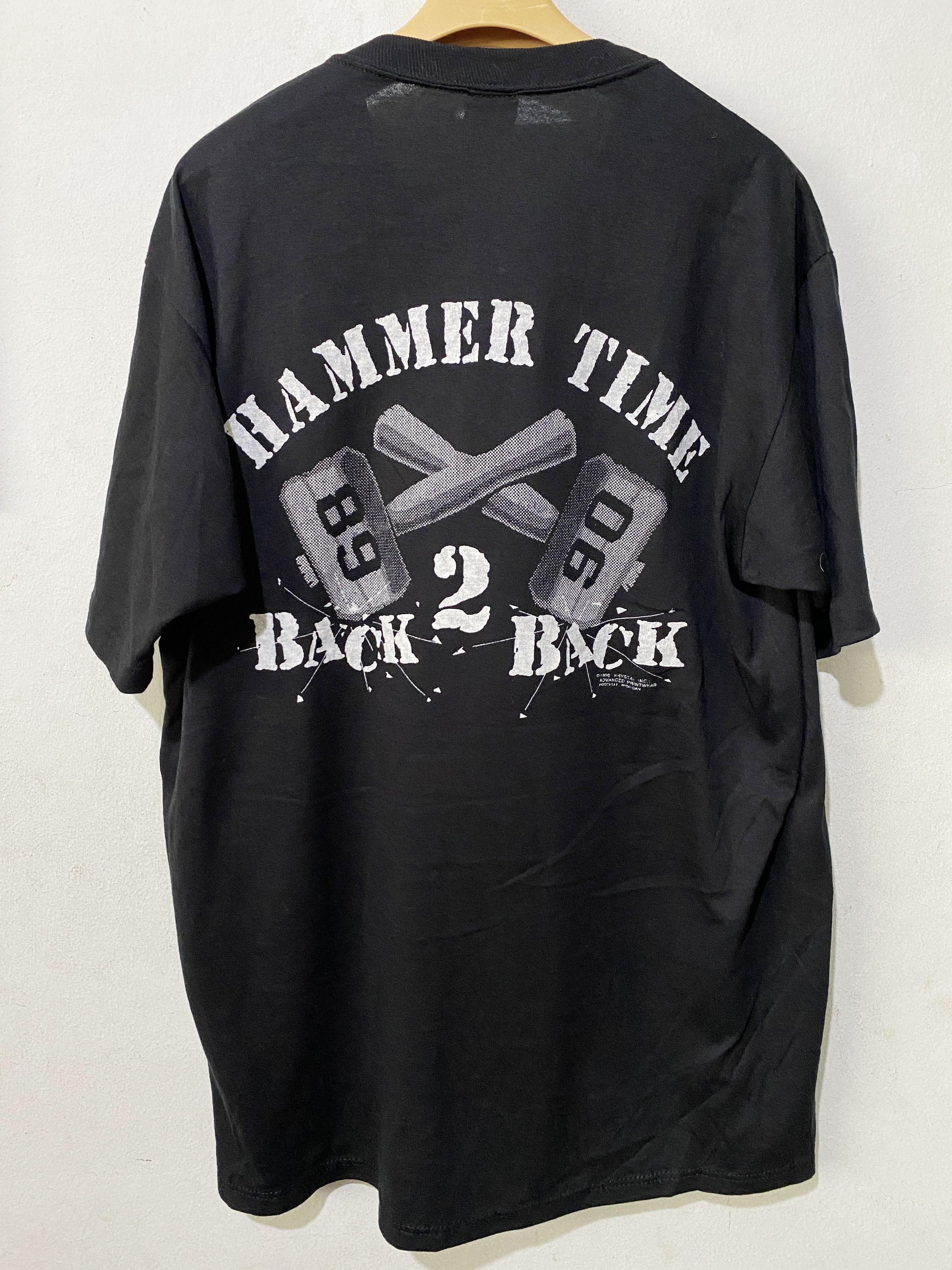 Band Tees × Rap Tees × Vintage Vintage 90s MC Hammer Shirt Size US XL / EU 56 / 4 - 4 Thumbnail