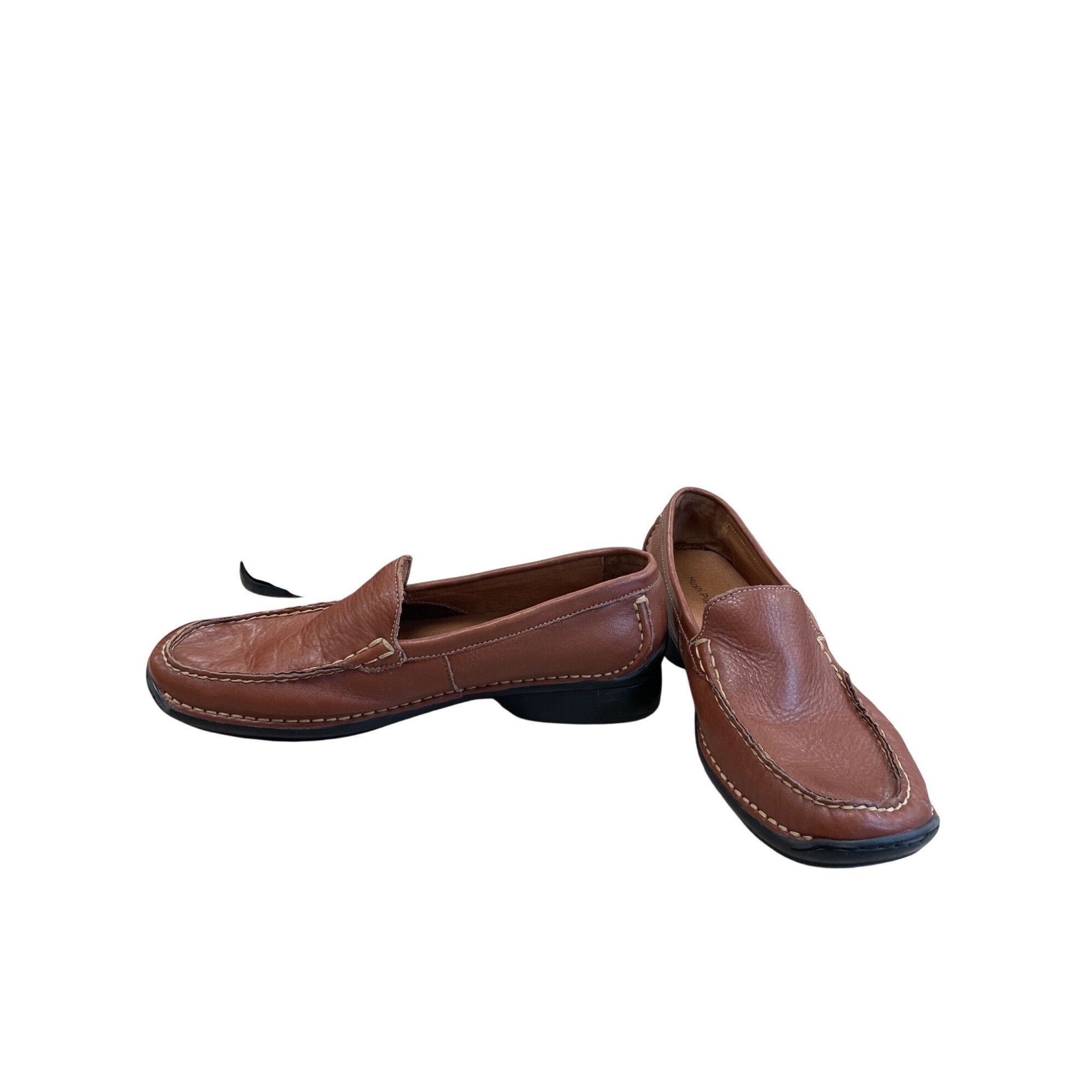 Hush Puppies Hush Puppies Mens Brown Leather Slip-On Loafers Shoes Size 9 Size US 9 / EU 42 - 2 Thumbnail