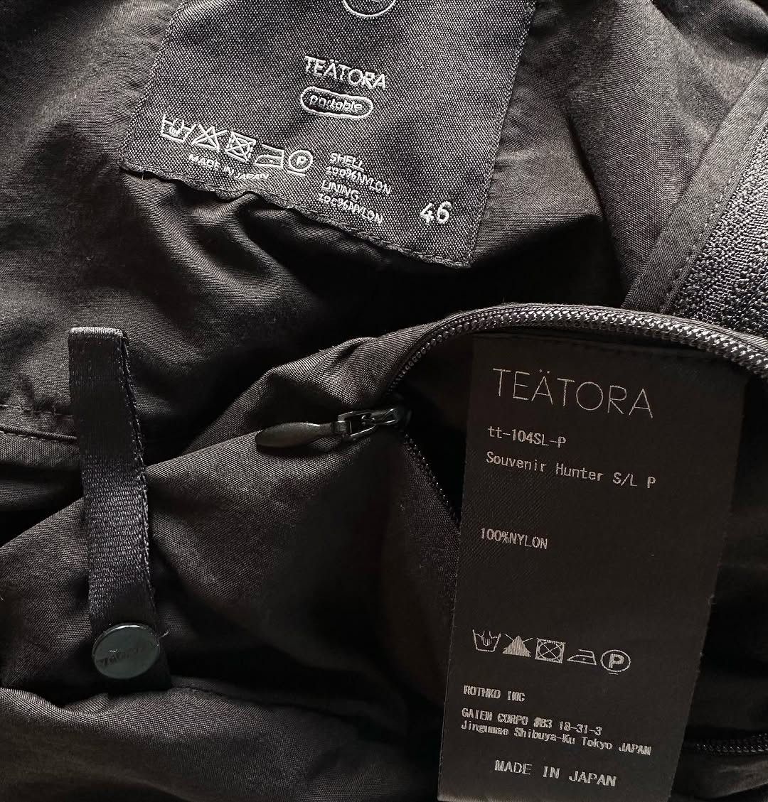 Japanese Brand × TEATORA TEÄTORA HUNTER S/L PARKA PACKABLE BLACK Size US M / EU 48-50 / 2 - 5 Thumbnail