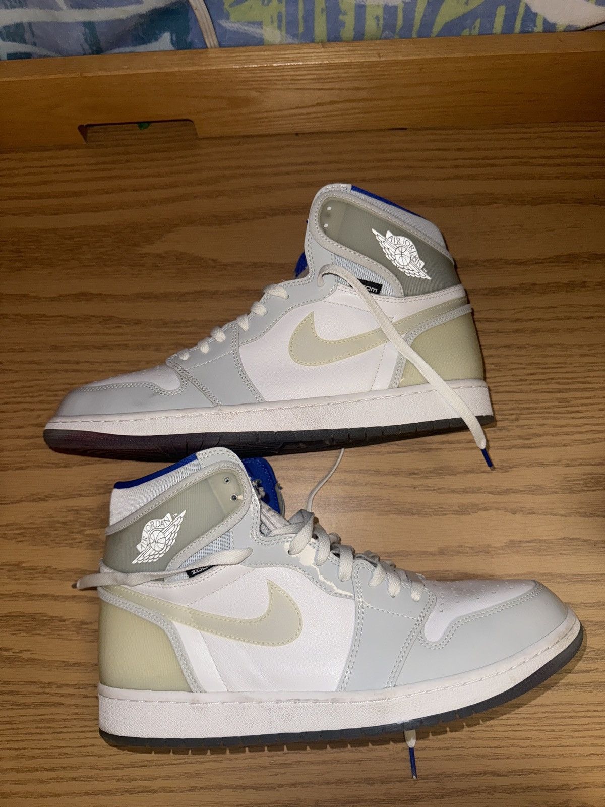 Nike Nike Air Jordan 1 High Zoom Racer Blue Size US 13 / EU 46 - 2 Thumbnail