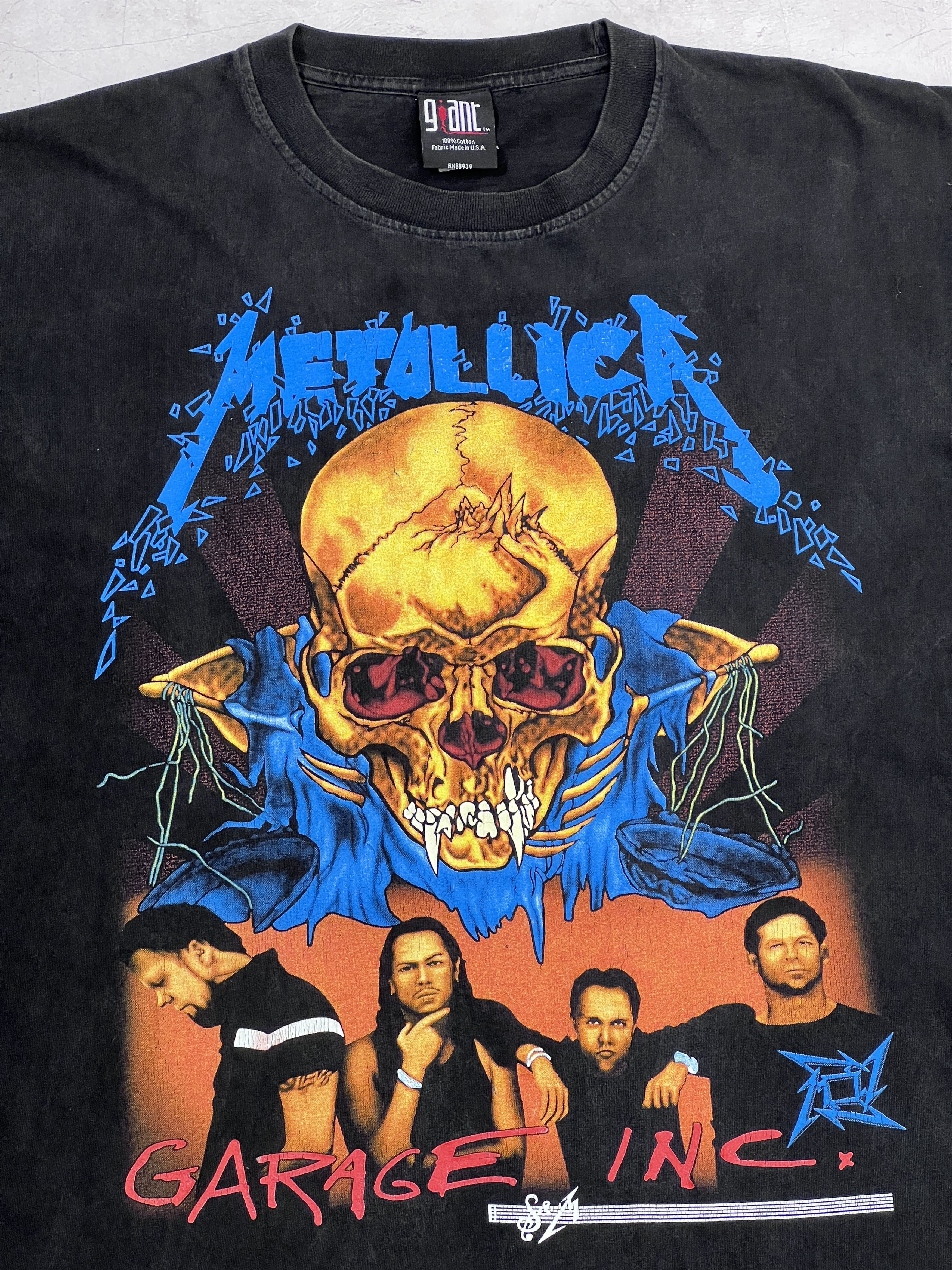 Giant × Metallica Y2K Metallica Rock T-Shirt Garage Inc Overprint Size US M / EU 48-50 / 2 - 4 Thumbnail
