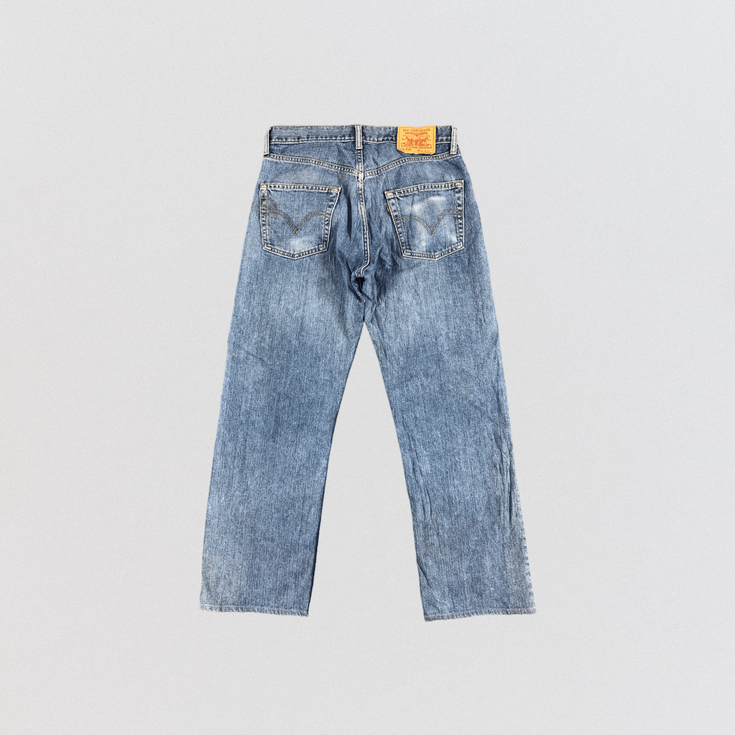 Levi's × Vintage Vintage 90s Blue Wash Levis 534 Jeans-JM2067 Size US 32 / EU 48 - 2 Thumbnail