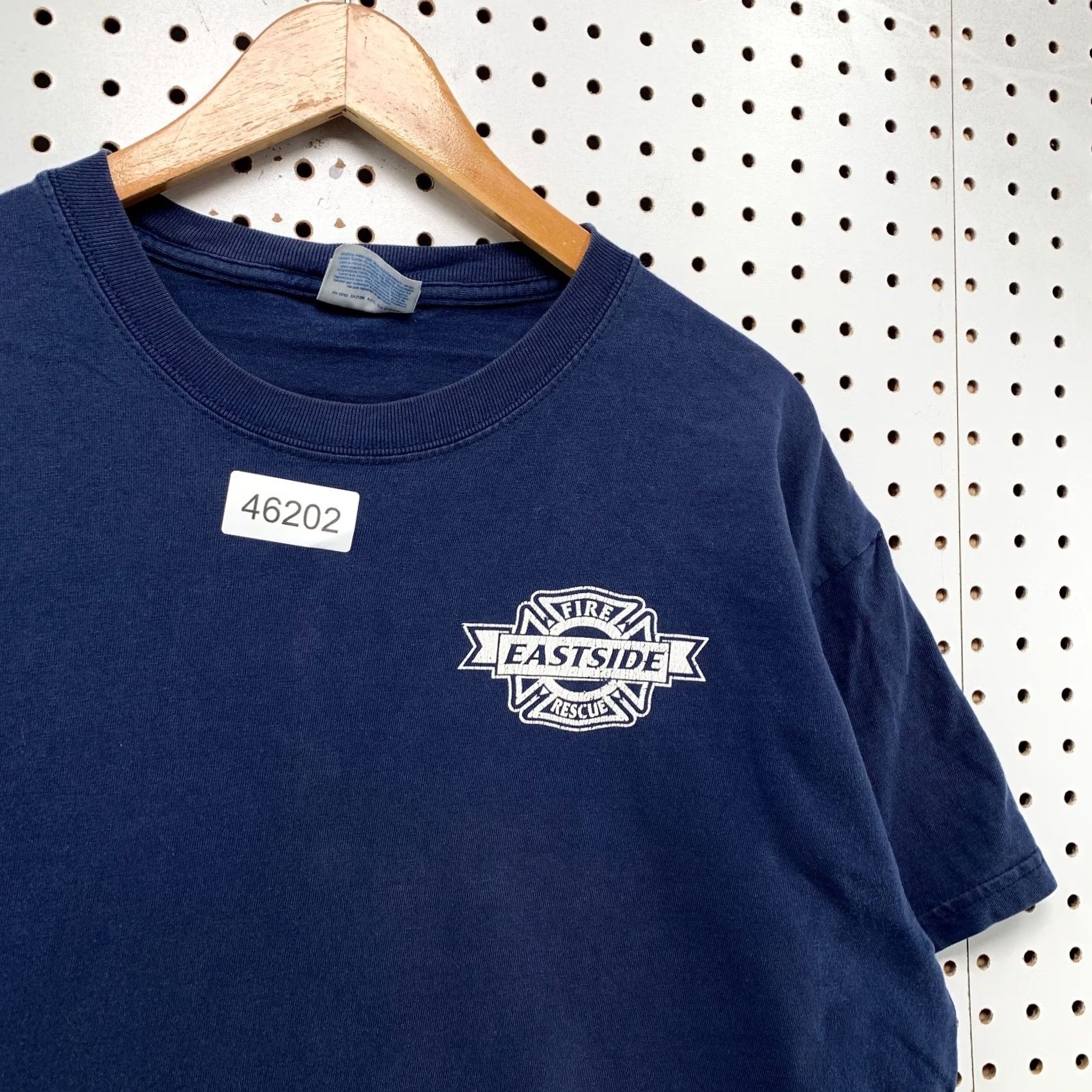Hanes Vintage Eastside Fire Rescue Shirt Mens Large Navy Blue USA Fire Department FIre Department USA Shirt Size US L / EU 52-54 / 3 - 4 Thumbnail