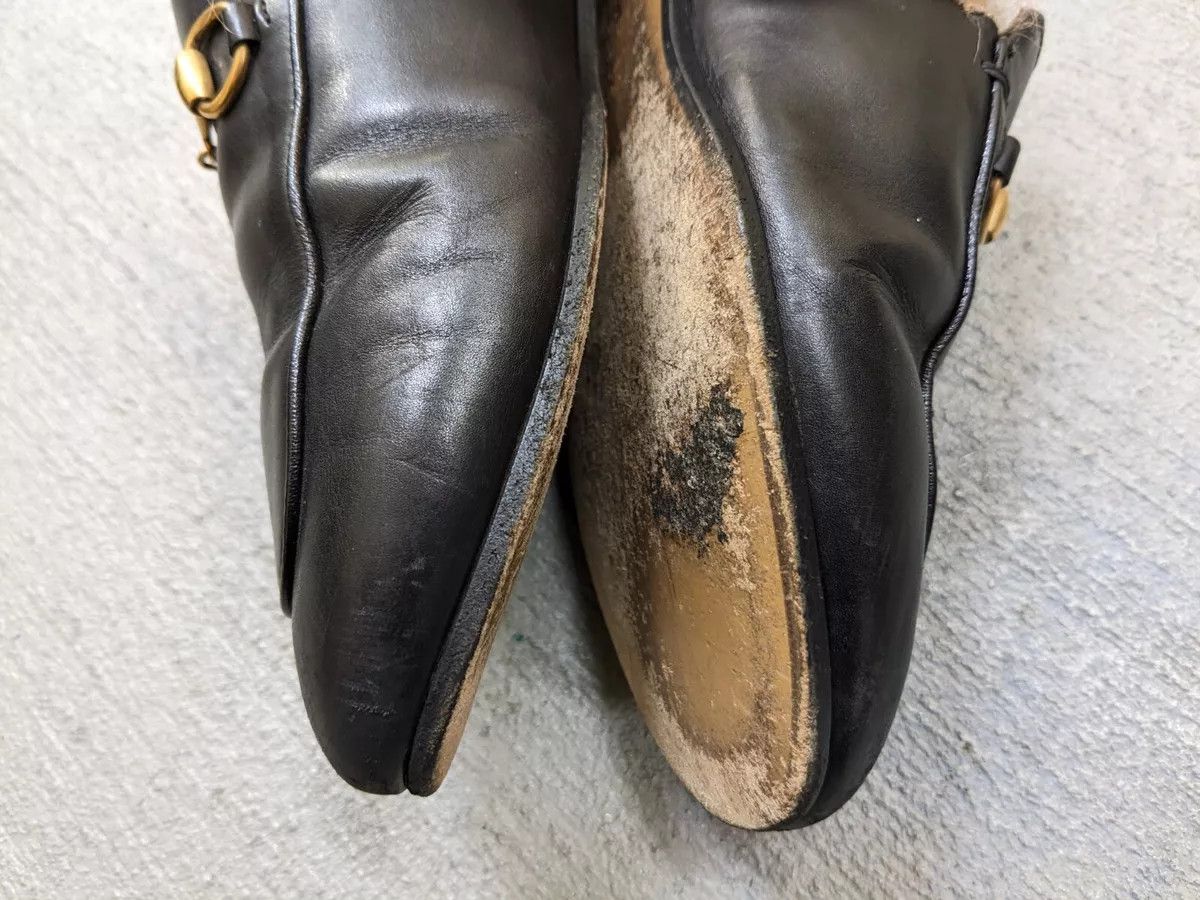 Gucci Gucci Princetown Horsebit Loafers Black 6 36 Leather Fur Size US 6 / IT 36 - 6 Thumbnail