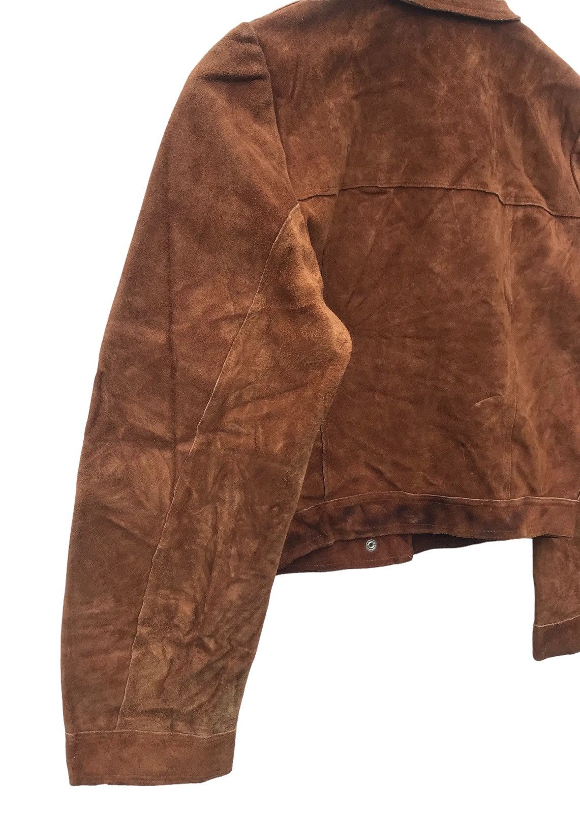Leather Custom Made Women Suede Leather Jacket Size M / US 6-8 / IT 42-44 - 10 Thumbnail