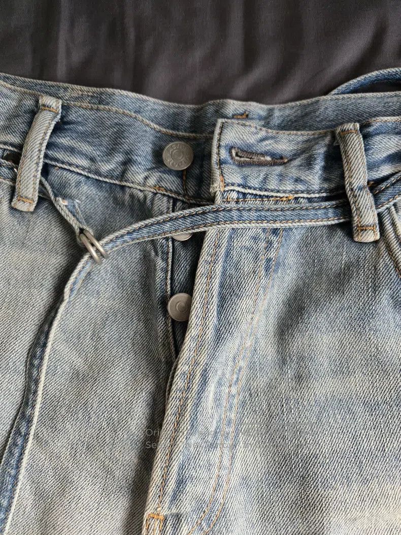 Acne Studios Acne Studios size:S Splatter-Painted Denim Shorts Size 22" - 2 Thumbnail