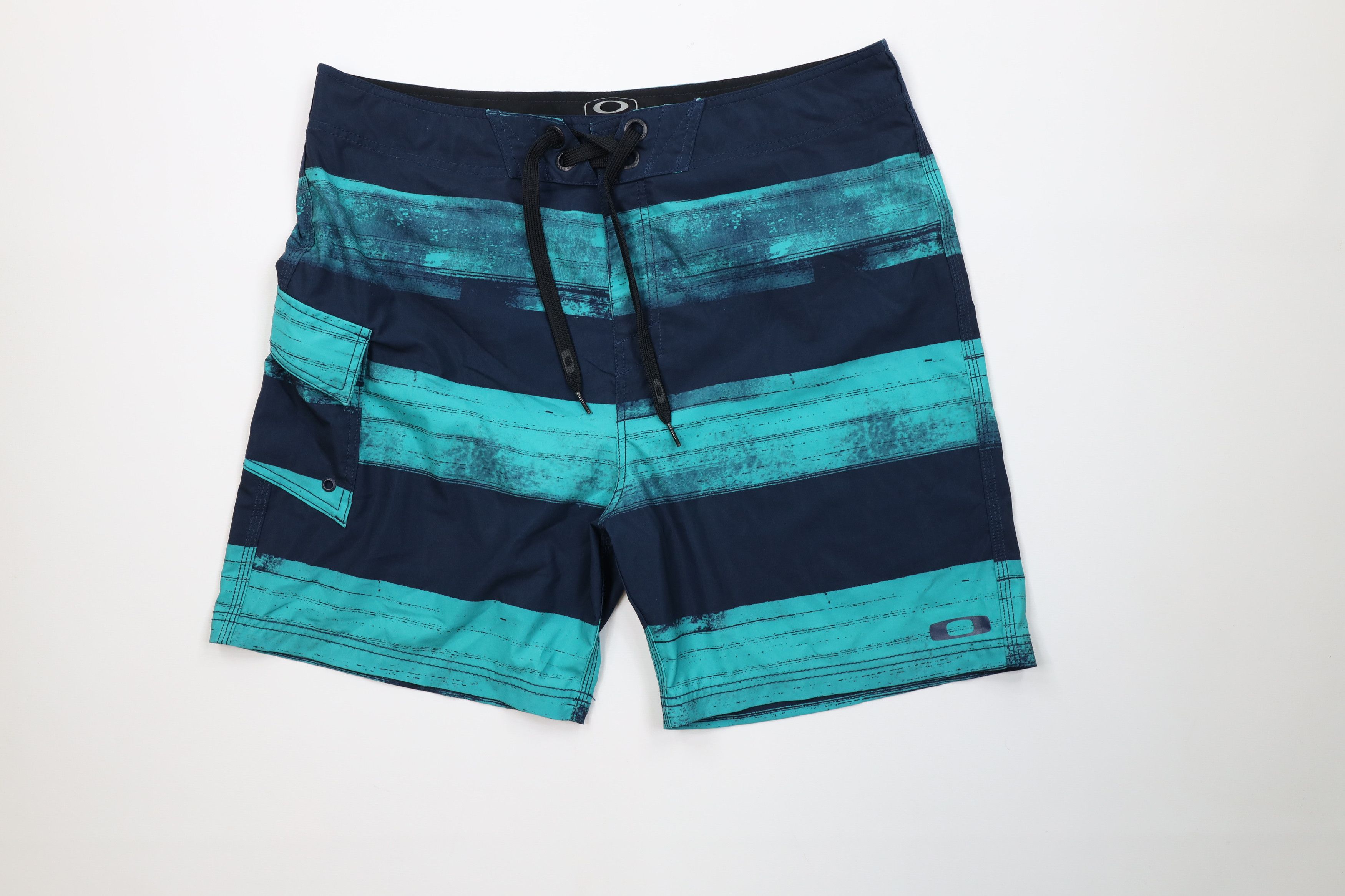 Oakley Oakley Striped Color Block Surf Board Shorts Swimming Trunks Size US 38 / EU 54 - 1 Thumbnail