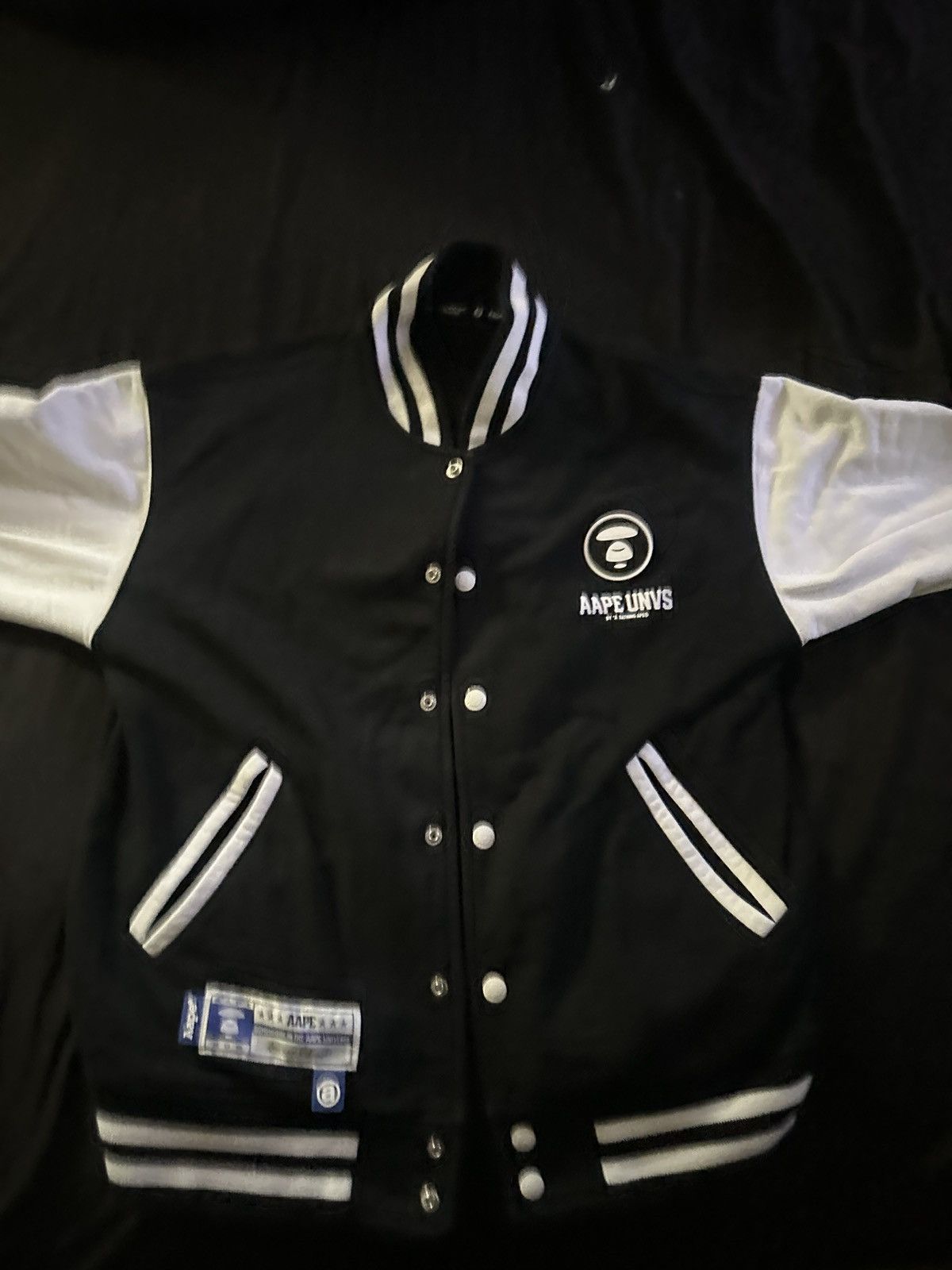 Aape × Bape Bape varsity jacket Size US M / EU 48-50 / 2 - 2 Thumbnail