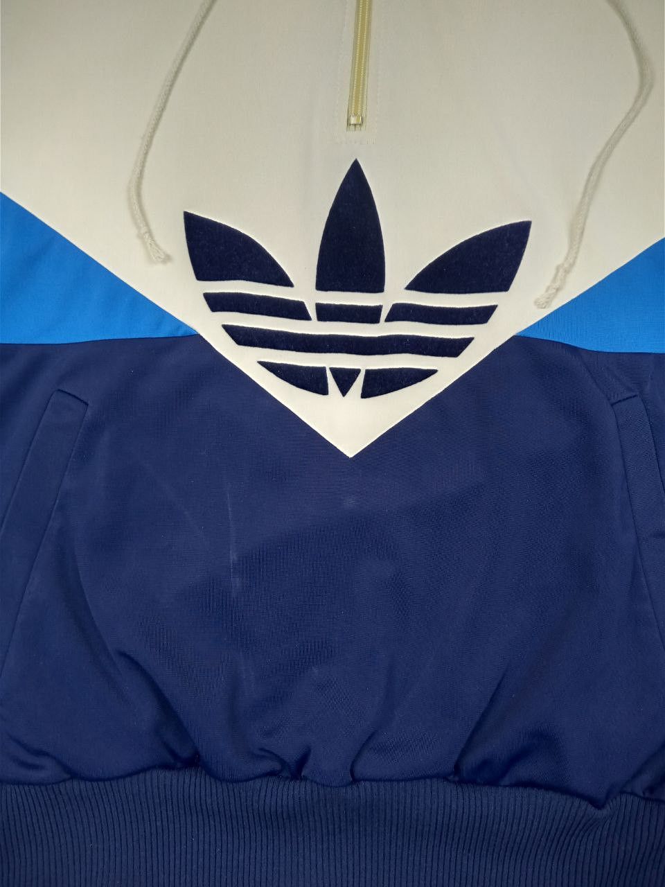 Adidas 80S Big Logo Track Jacket Made in Austria Size L / US 10 / IT 46 - 4 Thumbnail
