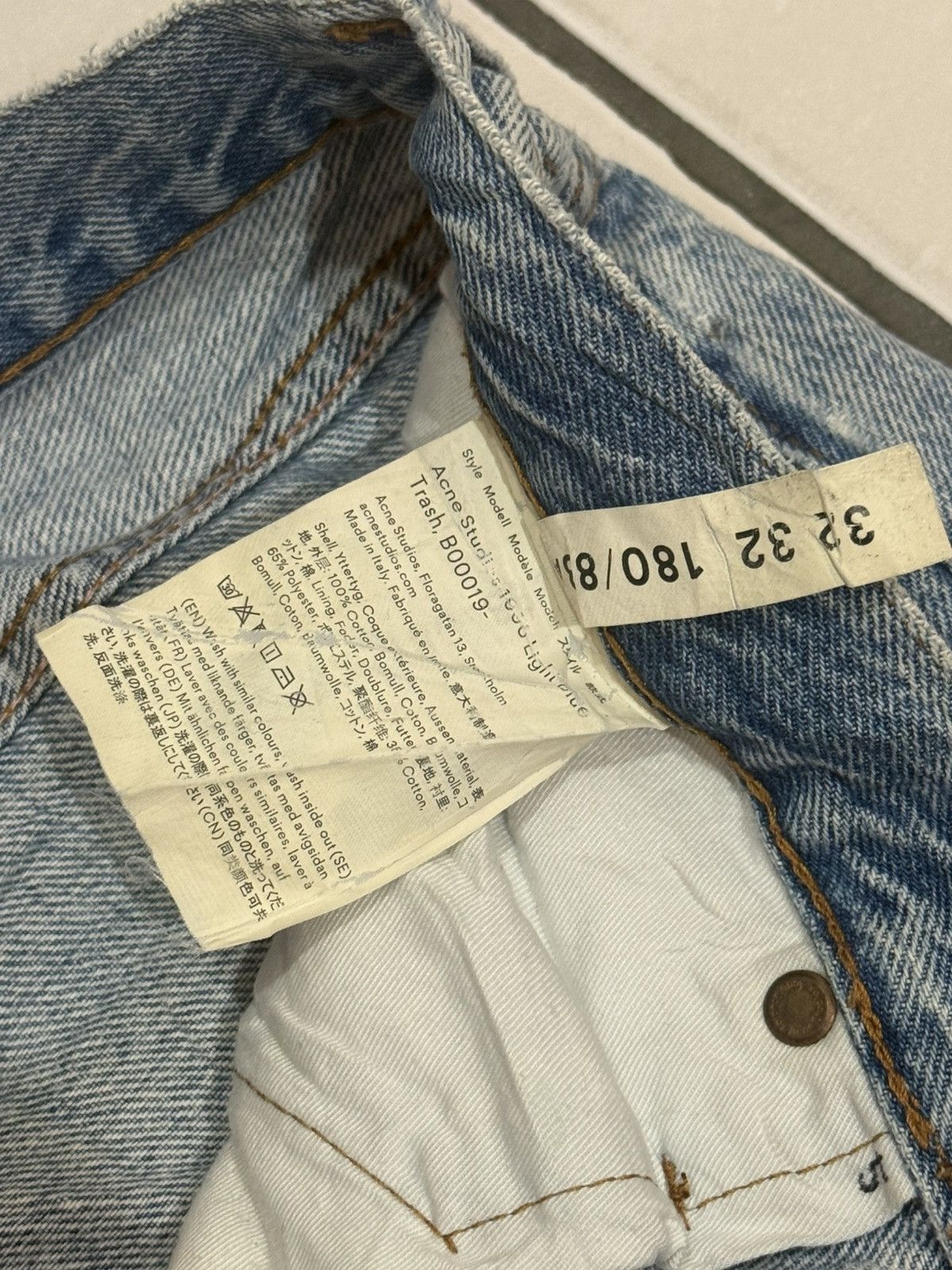 Acne Studios Acne Studios Blå Konst denim jeans Size US 34 / EU 50 - 6 Thumbnail