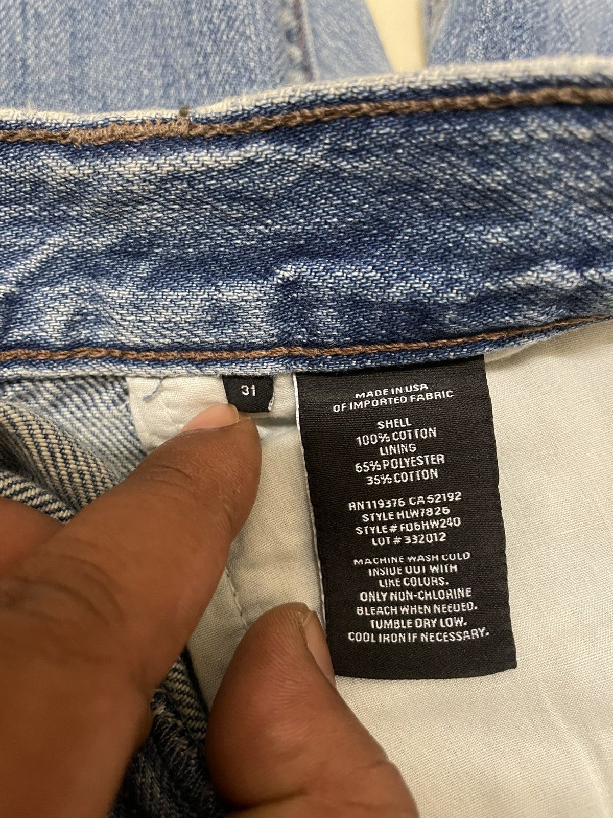 Helmut Lang Helmut Lang Relaxed Tapered Jeans Size US 34 / EU 50 - 8 Thumbnail