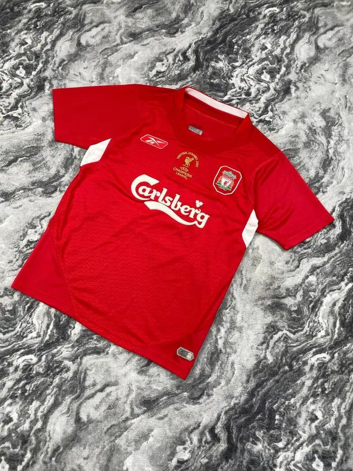 Reebok Liverpool Champions League Final 2005 Alonso Shirt Jersey Size US S / EU 44-46 / 1 - 2 Thumbnail