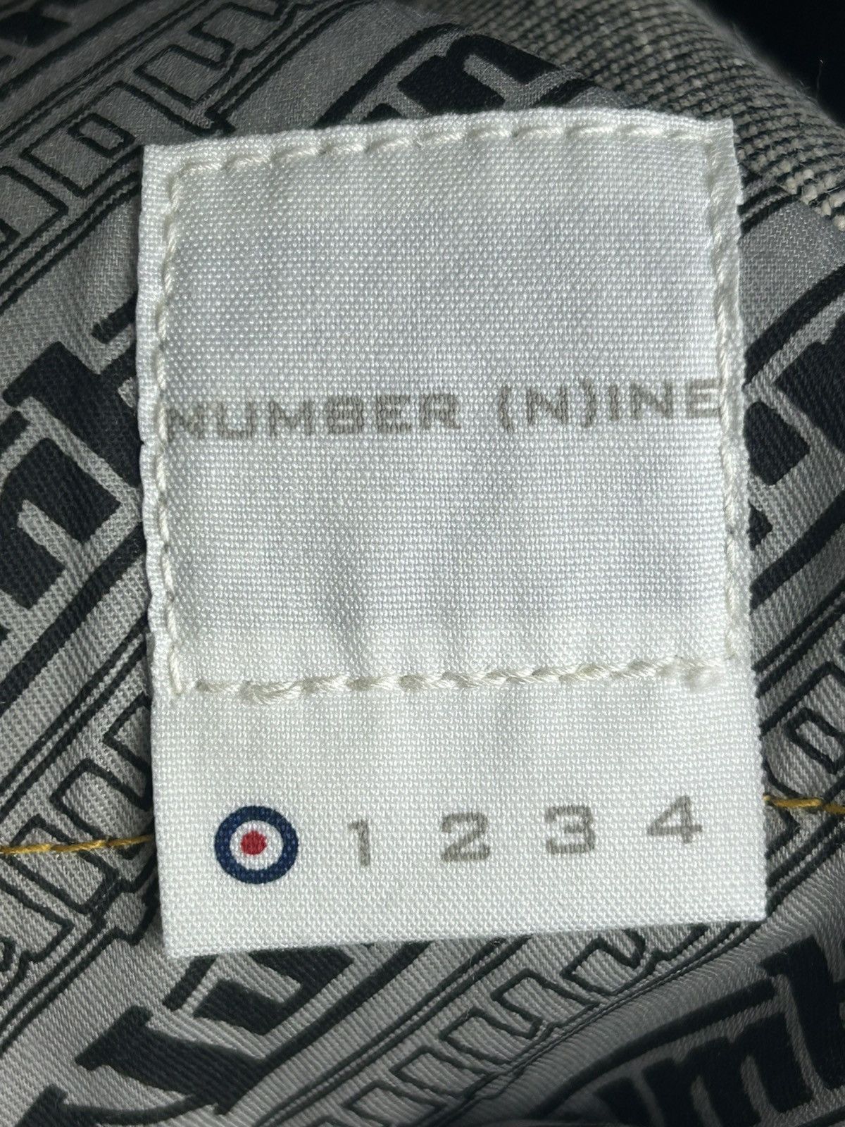 Takahiromiyashita The Soloist. *NWT* Number (N)ine Inside Out Denim Size 23" - 9 Thumbnail