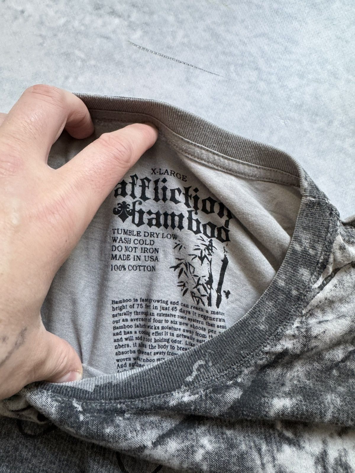 Affliction × Vintage 🔥🔥Vintage Affliction tee big logo full print Y2K Size US XL / EU 56 / 4 - 4 Thumbnail