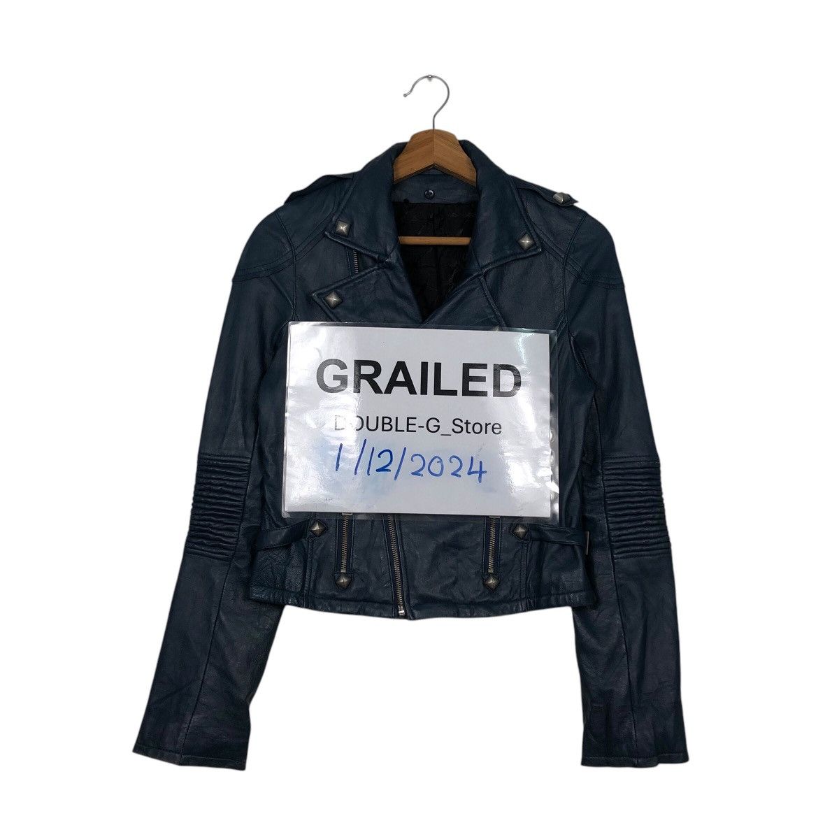 Hysteric Glamour × Japanese Brand × Leather Jacket ?Cropped Biker 