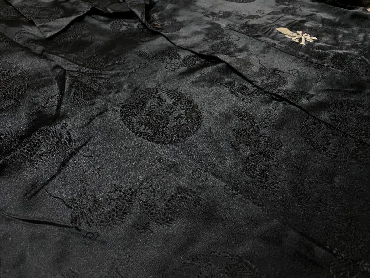 Japanese Brand × Vintage Vtg Cream Soda Motive Dragon Rayon Shirt Rockabilly Style Size US L / EU 52-54 / 3 - 10 Thumbnail