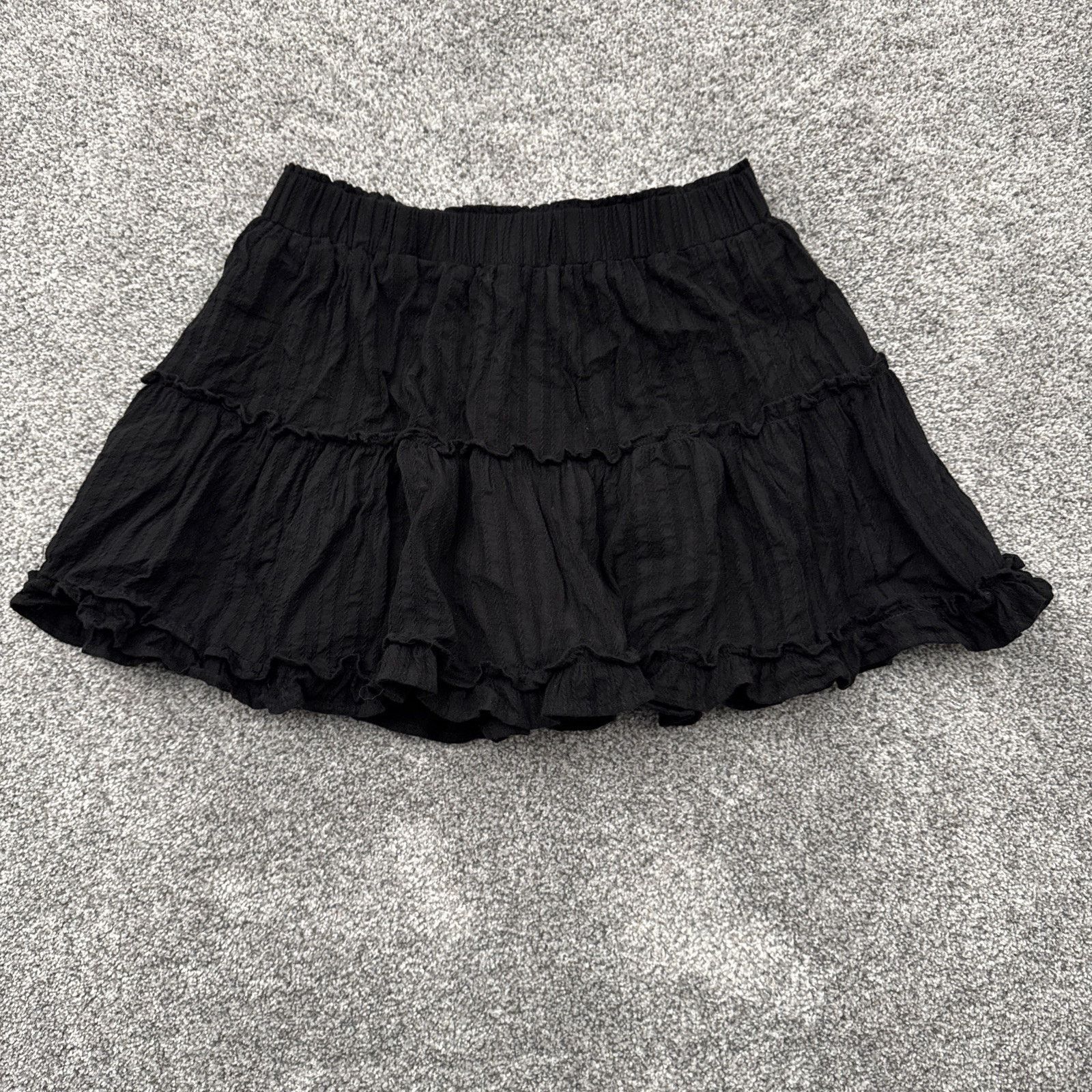 Other Polly Skirt Size 8 Boho Tiered Ruffle Coquette Whimsigoth Size 30" / US 8 / IT 44 - 1 Thumbnail