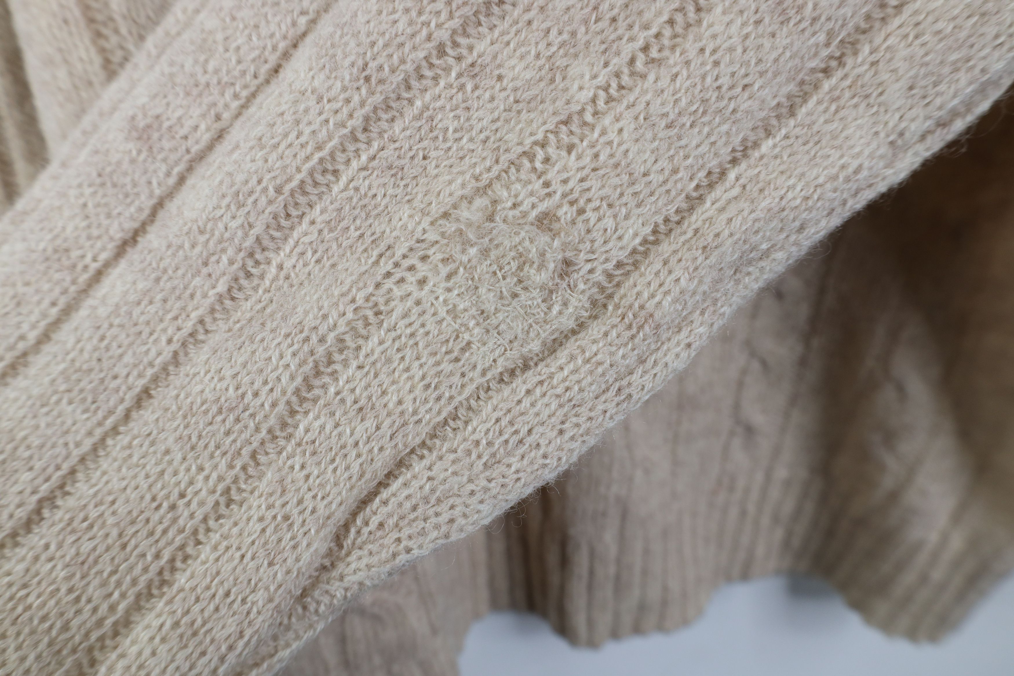 Vintage Vintage 70s Streetwear Shetland Wool Cable Knit Sweater Size L / US 10 / IT 46 - 6 Thumbnail