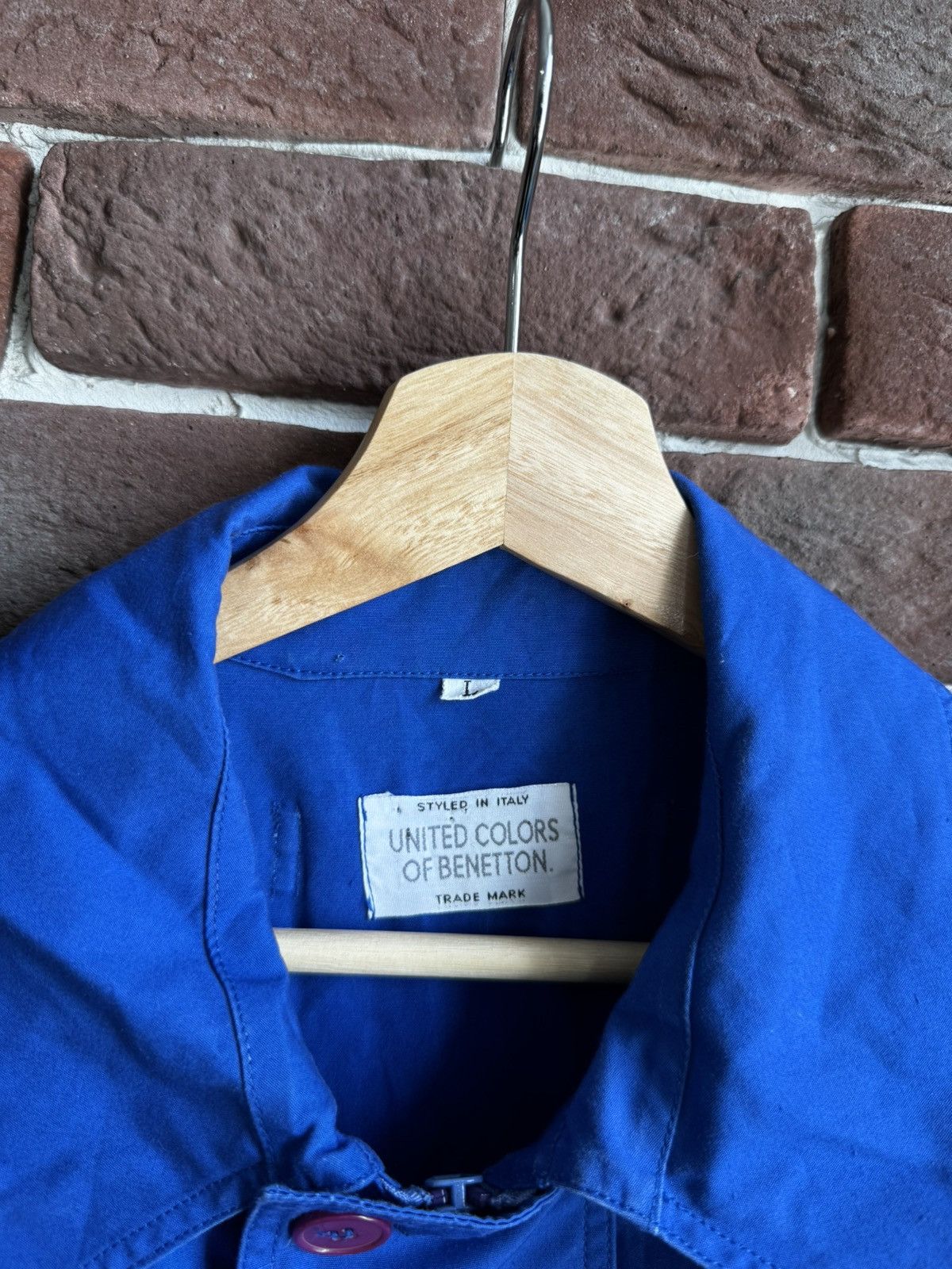 Benetton Vintage Benetton F1 Pitstop Crew Racing Team Light Jacket Size US L / EU 52-54 / 3 - 6 Thumbnail