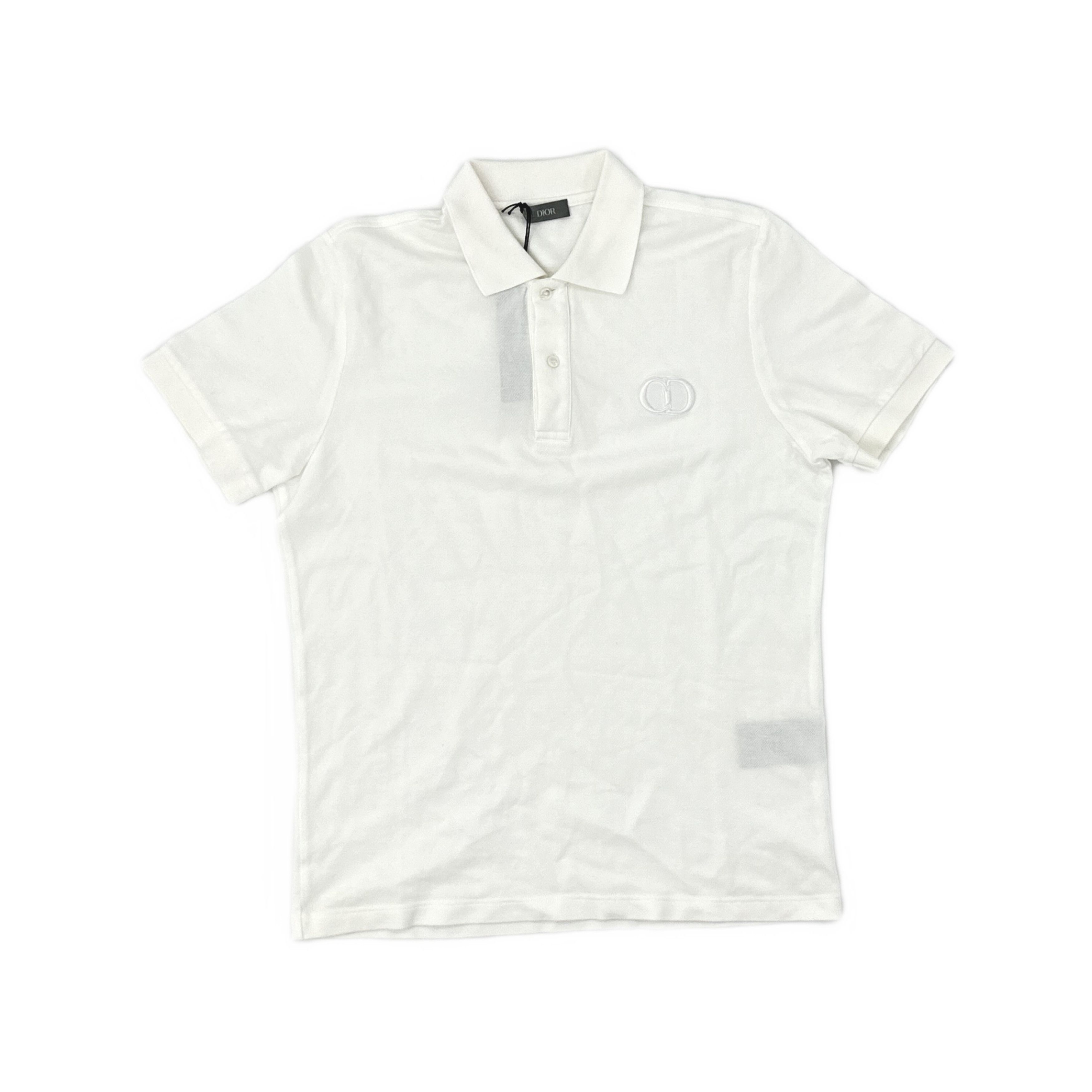Dior Dior Embroidered CD Logo Polo Shirt L Size US L / EU 52-54 / 3 - 1 Thumbnail