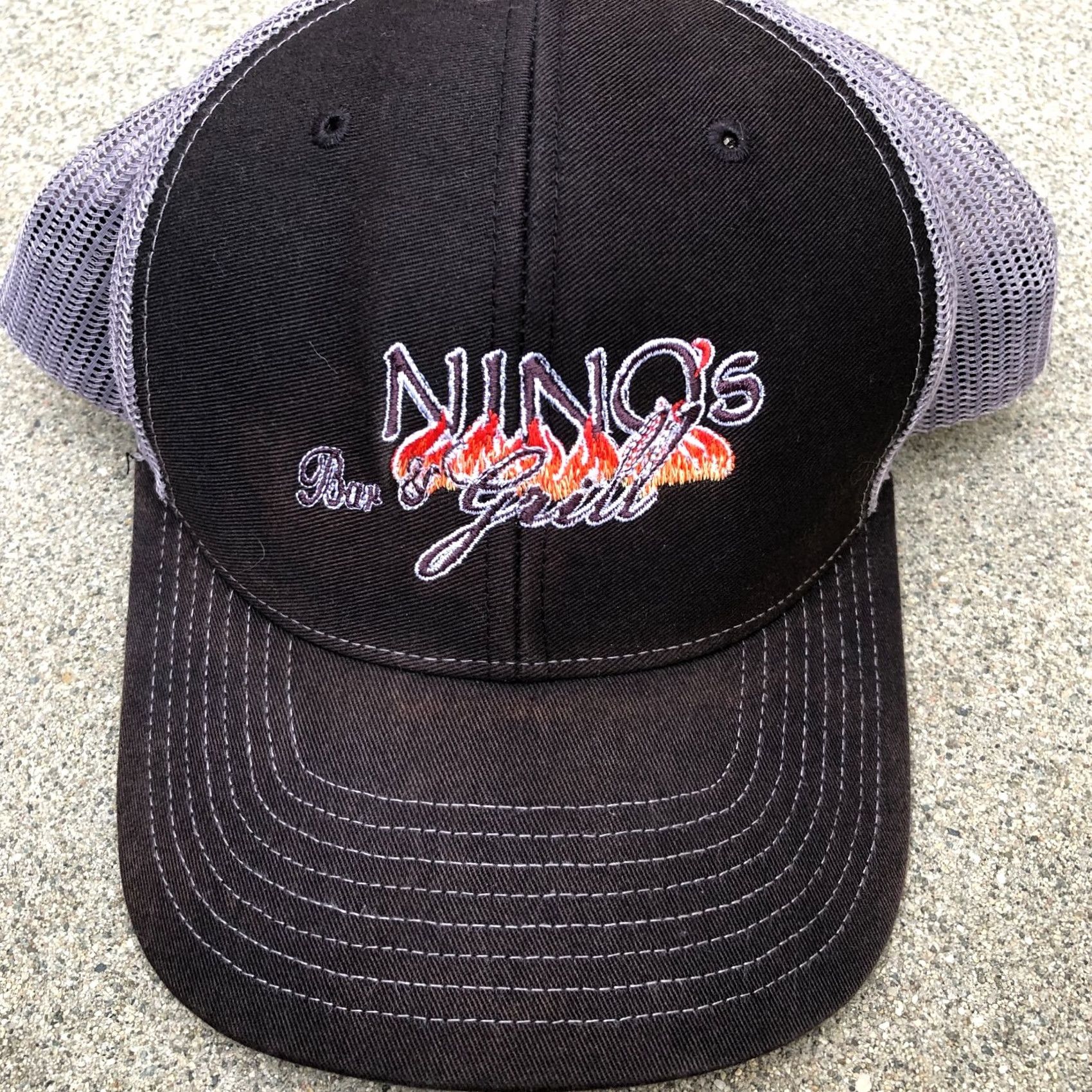 Vintage Nino's Bar & Grills Trucker Hat Men's One Size Richardson Snapback Modesto CA Black Size ONE SIZE - 2 Thumbnail