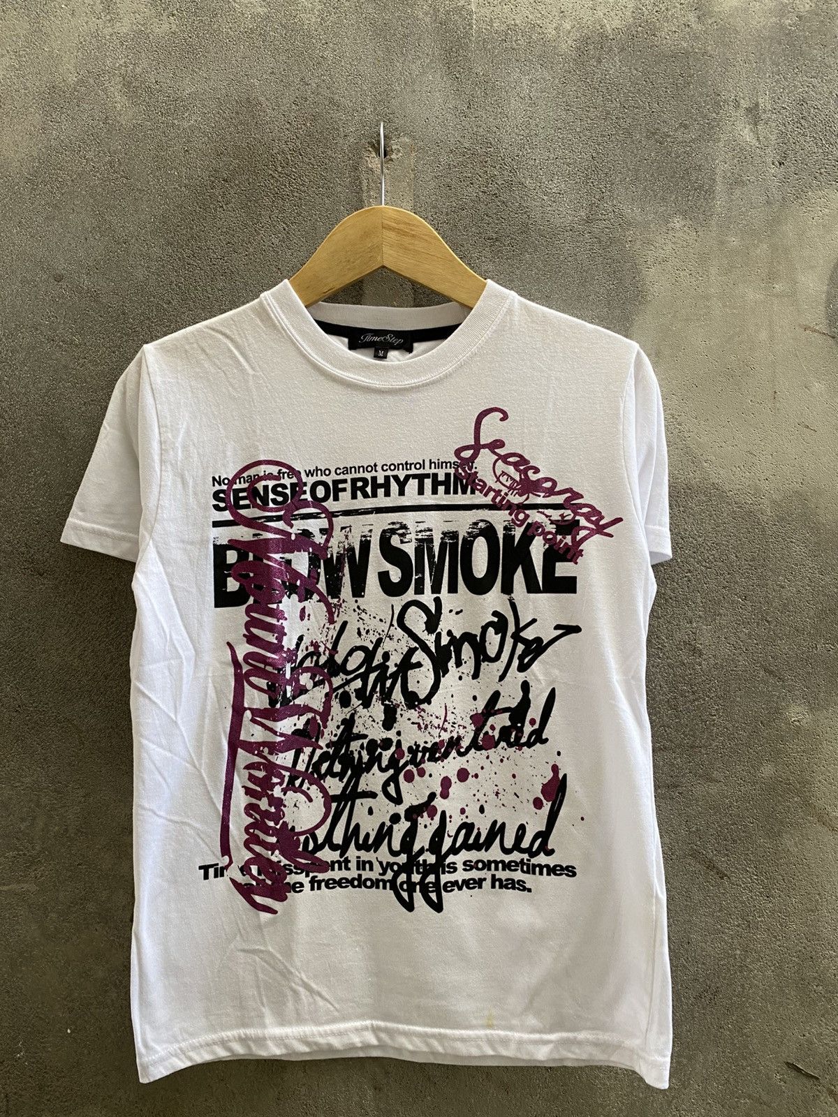 If Six Was Nine × Japanese Brand × Le Grande Bleu (L.G.B.) 2000s Japanese Poem TimeStep Style Size US M / EU 48-50 / 2 - 1 Thumbnail