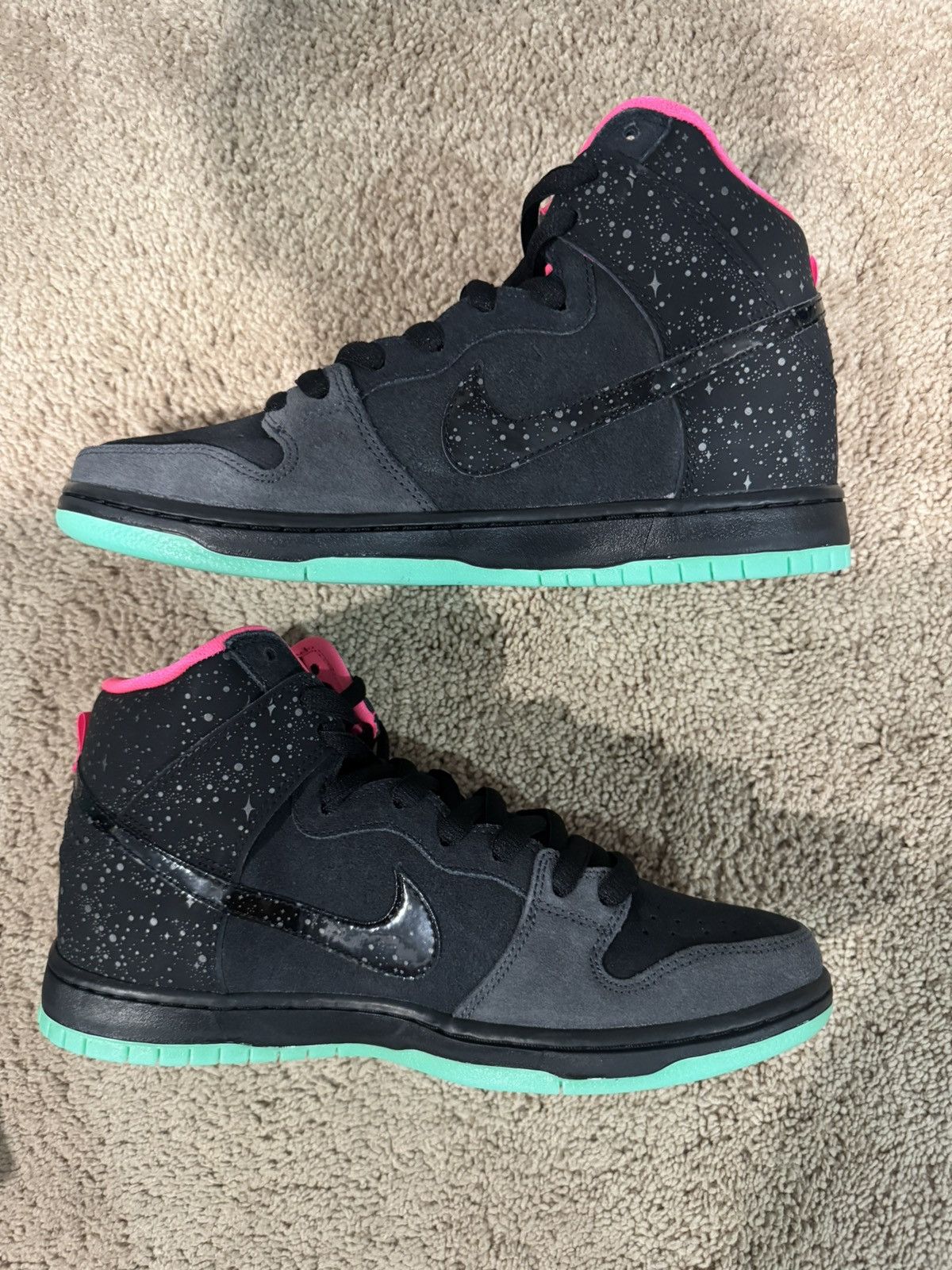 Nike Premier x Dunk High SB Northern Lights 2014 Size US 10 / EU 43 - 2 Thumbnail