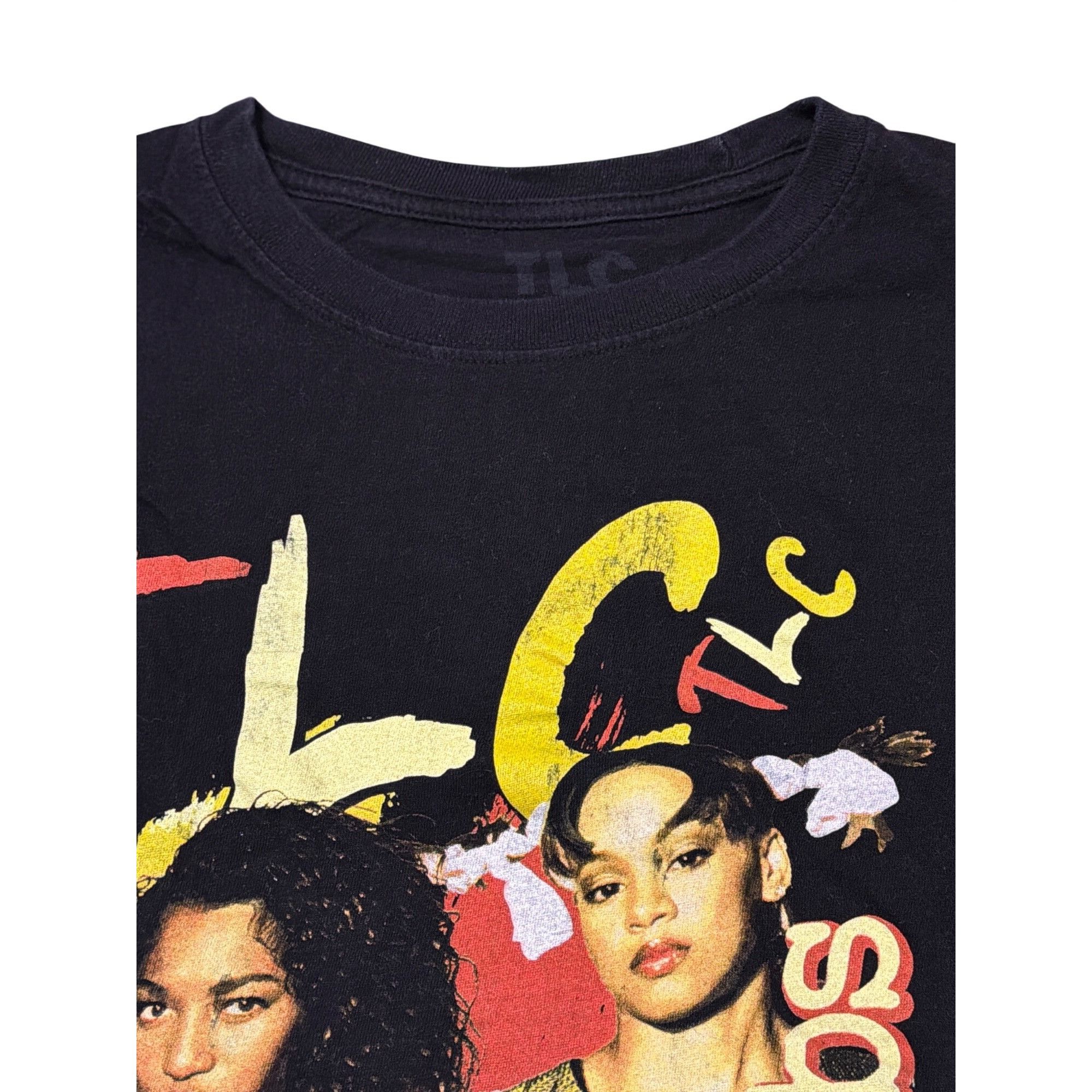 Other Vintage 90s TLC No Scrubs Front Graphic T Shirt Black Short Size XXL / US 16-18 / IT 52-54 - 3 Thumbnail