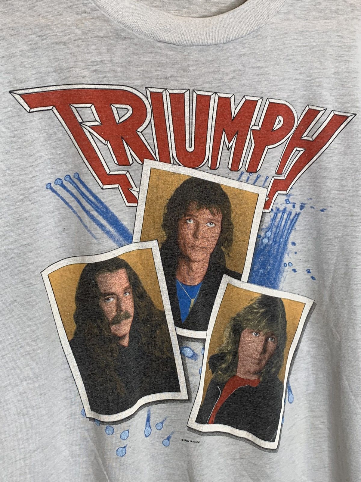 Band Tees RARE Vintage 80’s Triumph Sport Of Kings Single Stitch Shirt Size US L / EU 52-54 / 3 - 3 Thumbnail
