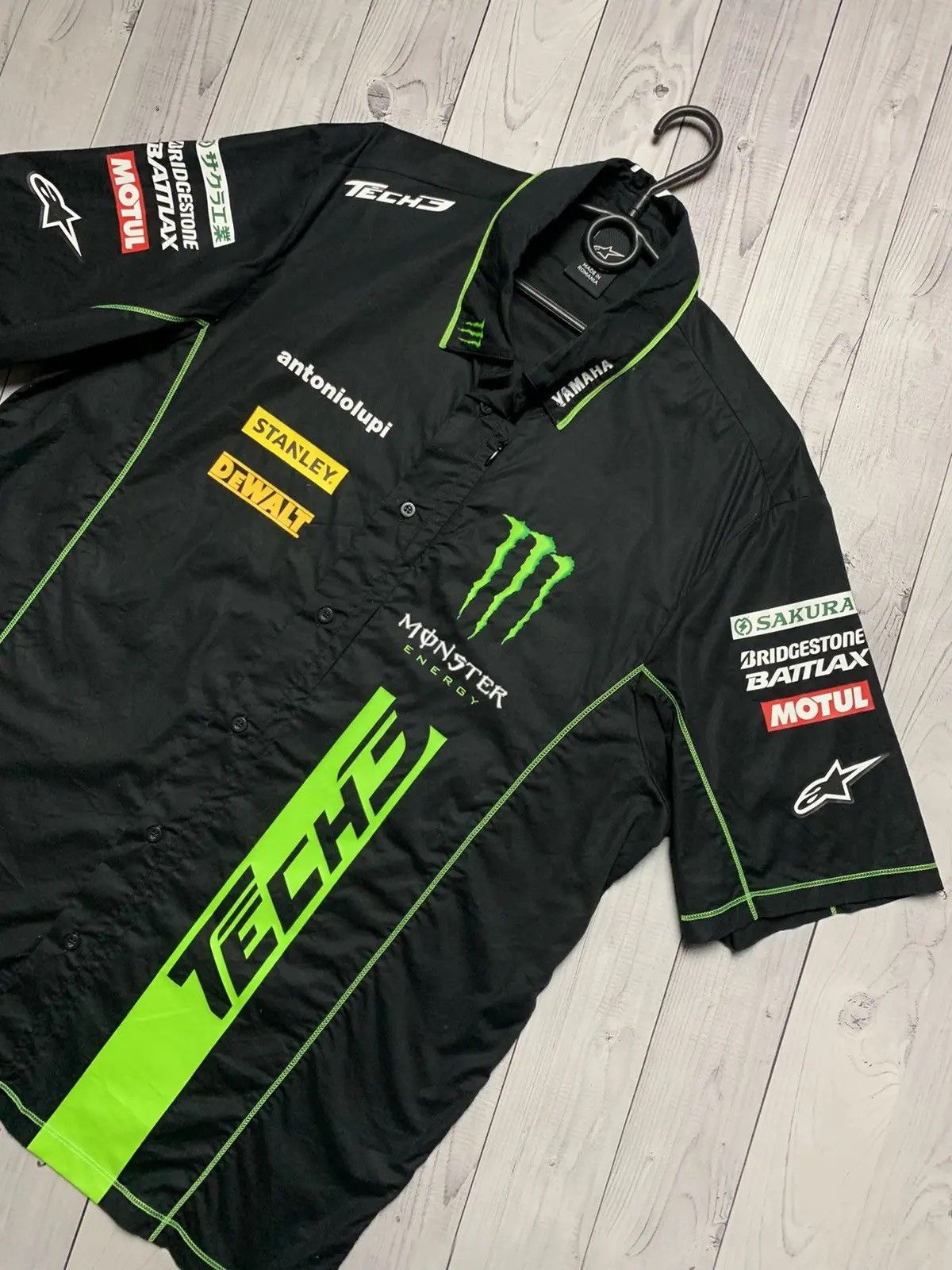 Yamaha Vintage Yamaha racing shirt Alpinestar monster size XL Size US XL / EU 56 / 4 - 4 Thumbnail