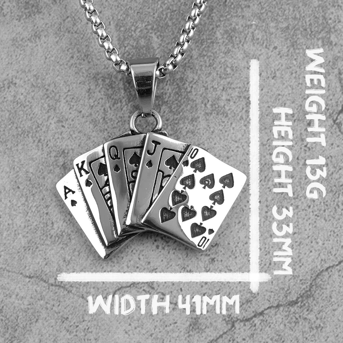 Jewelry Flush Poker Necklaces Size ONE SIZE - 2 Thumbnail