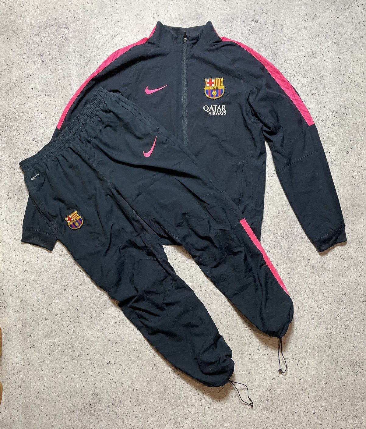 F.C. Barcelona × Nike × Soccer Jersey Vintage Nike Dri-Fit