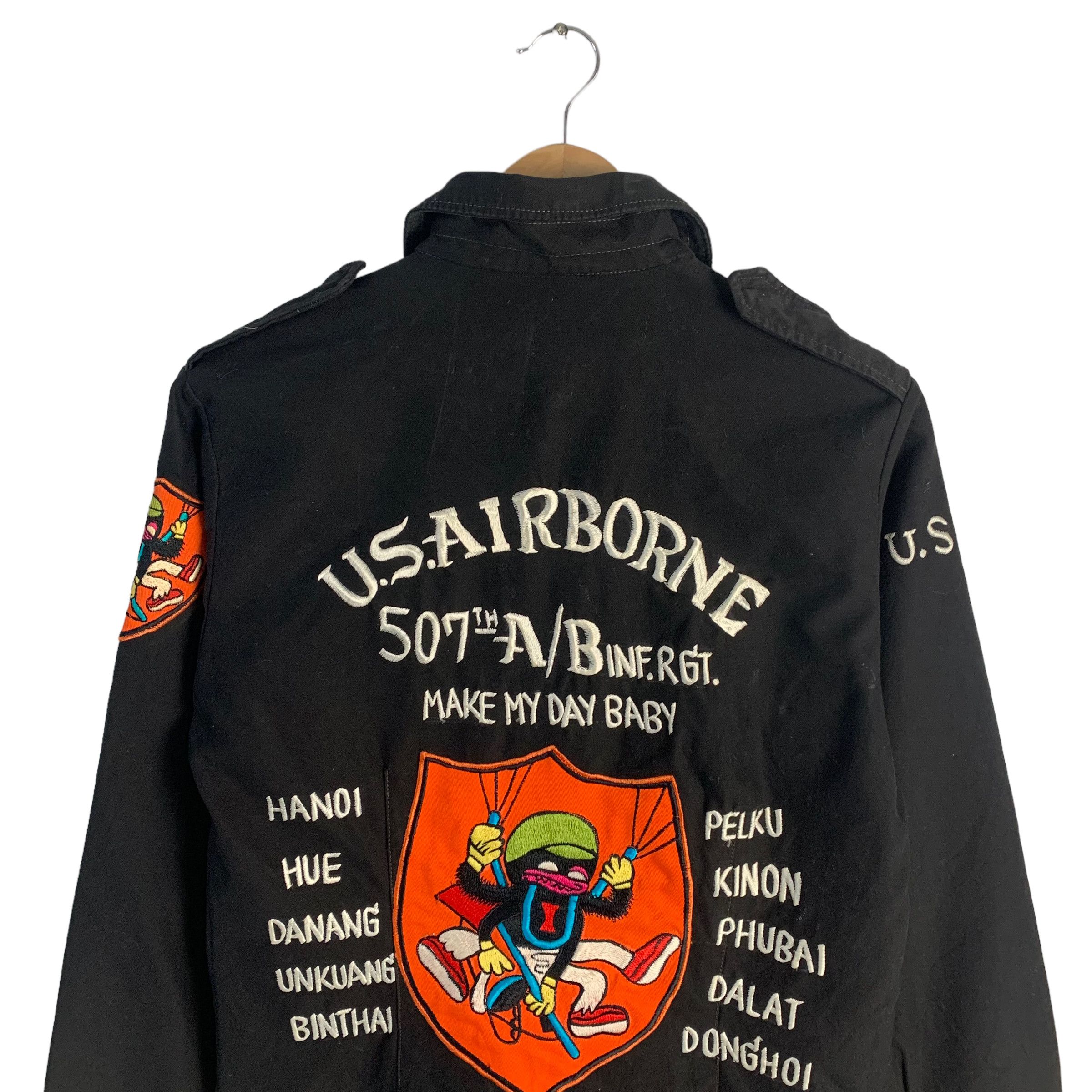Japanese Brand US Airbone 65 Vietnam Embroidery Jacket Size US S / EU 44-46 / 1 - 3 Thumbnail
