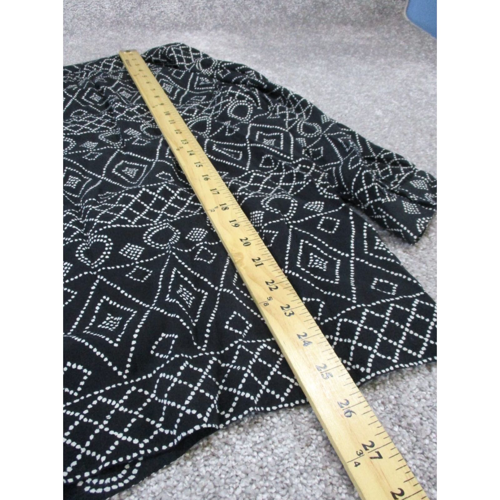 Madewell VINTAGE Madewell Shirt Womens XS Lace Up Black Long Sleeve Tee Size XS / US 0-2 / IT 36-38 - 4 Thumbnail