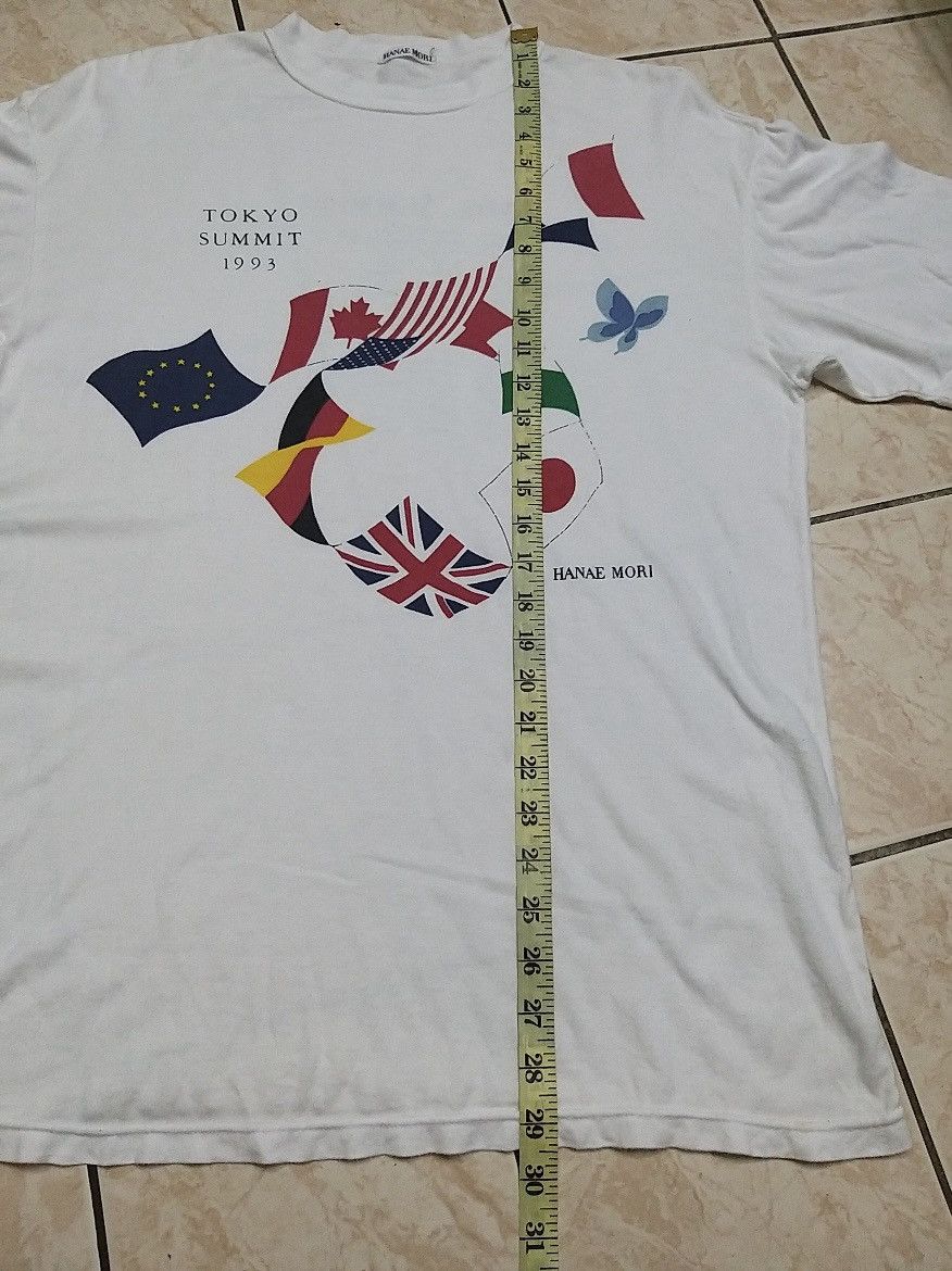 Hanae Mori VINTAGE 90'S HANAE MORI "THE SUMMITS TOKYO" 1993 T SHIRT Size US L / EU 52-54 / 3 - 8 Thumbnail